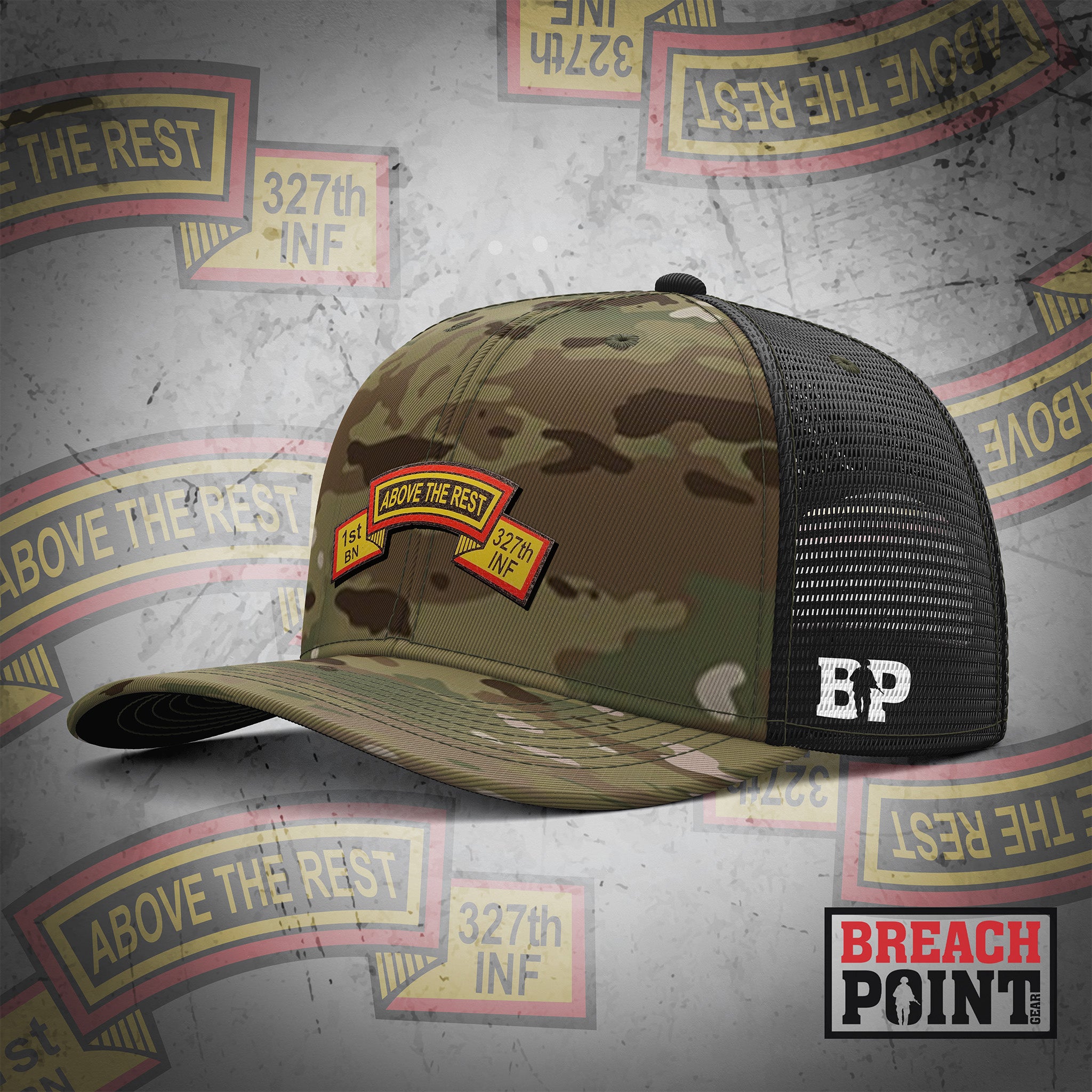 "BULLDOGS" 1-327th Infantry Regiment - Cap