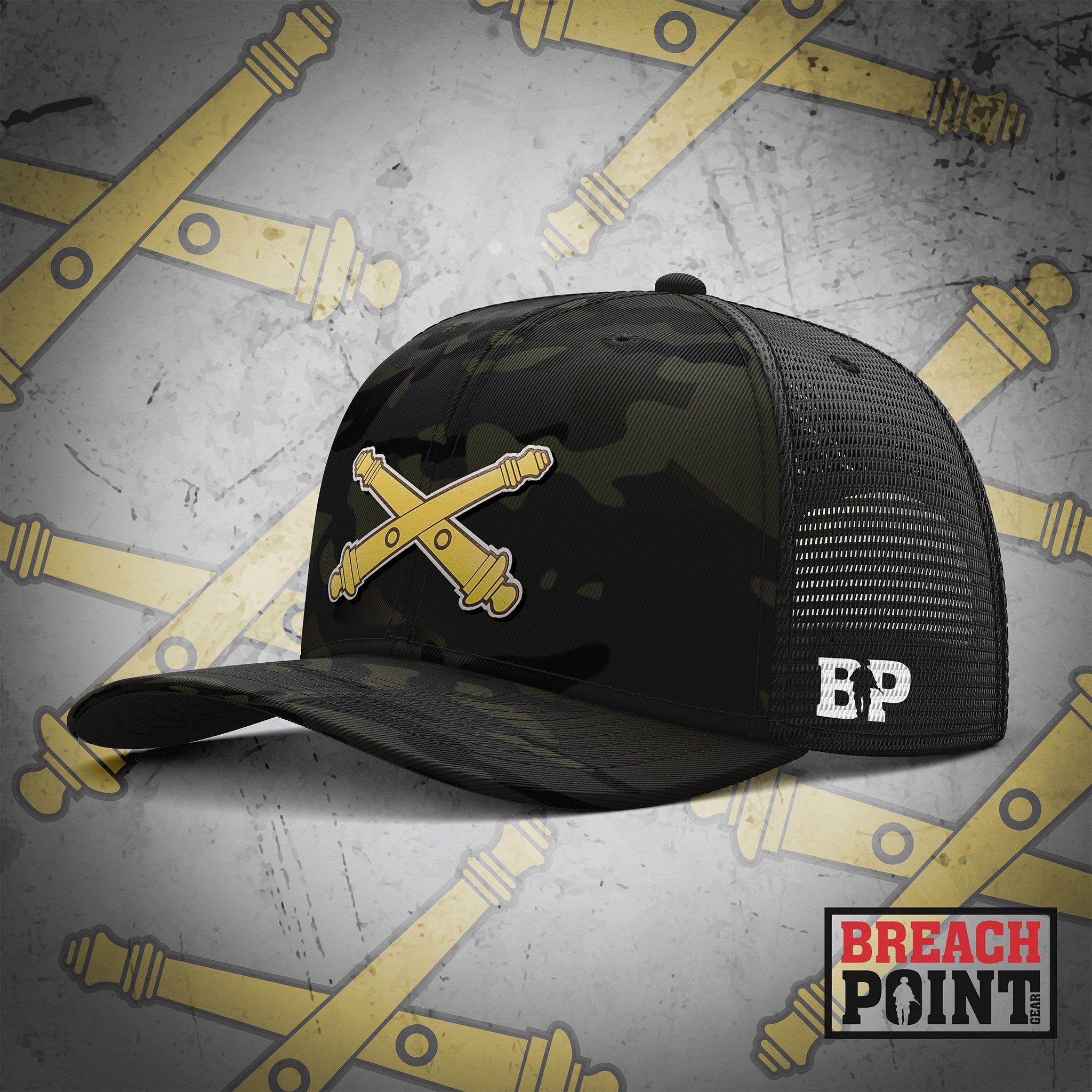 Artillery Branch Insignia - Cap