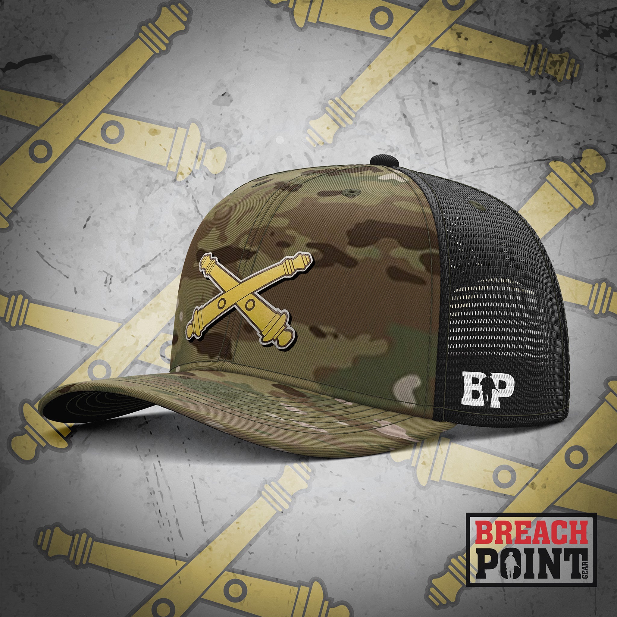 Artillery Branch Insignia - Cap