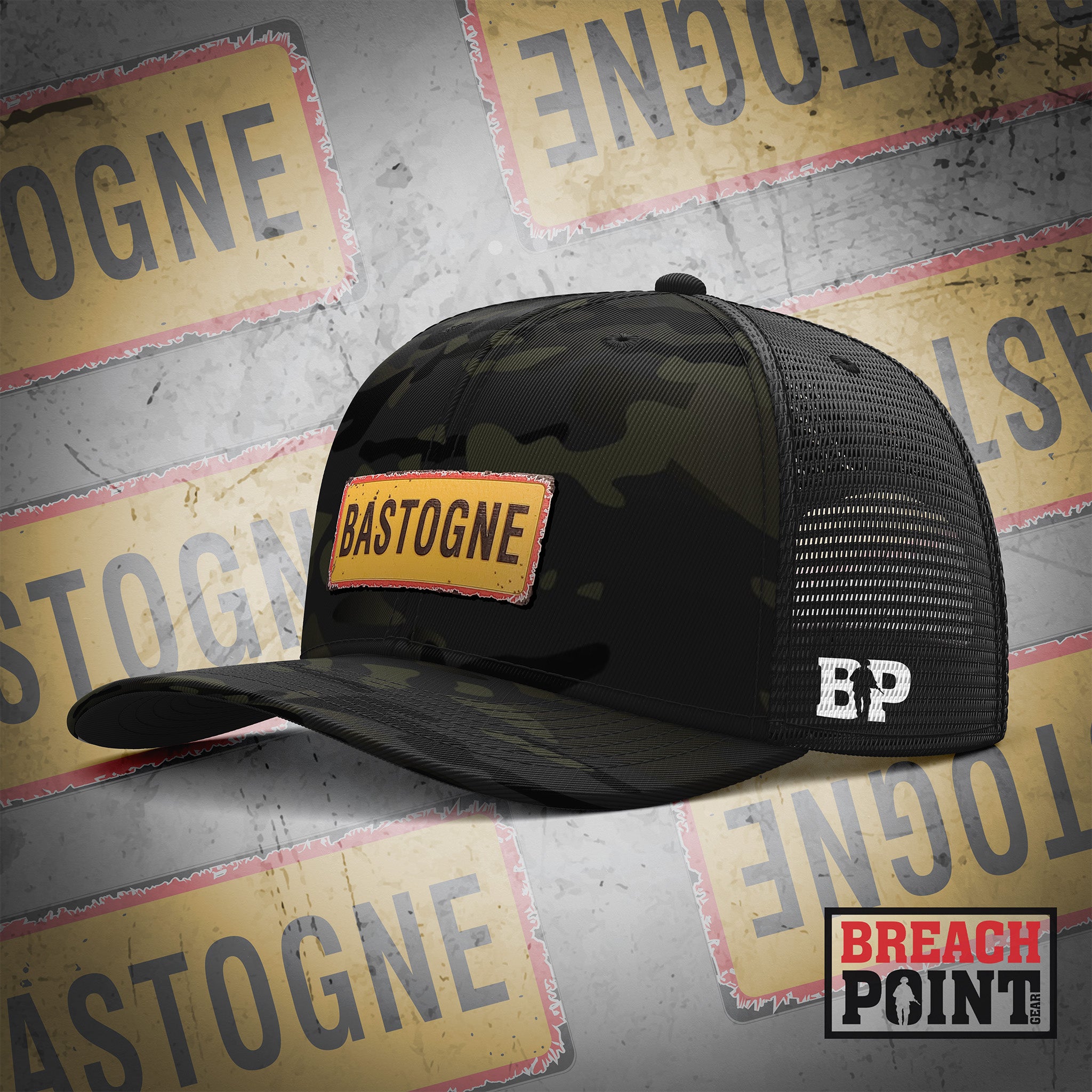 Bastogne Street Sign - Cap
