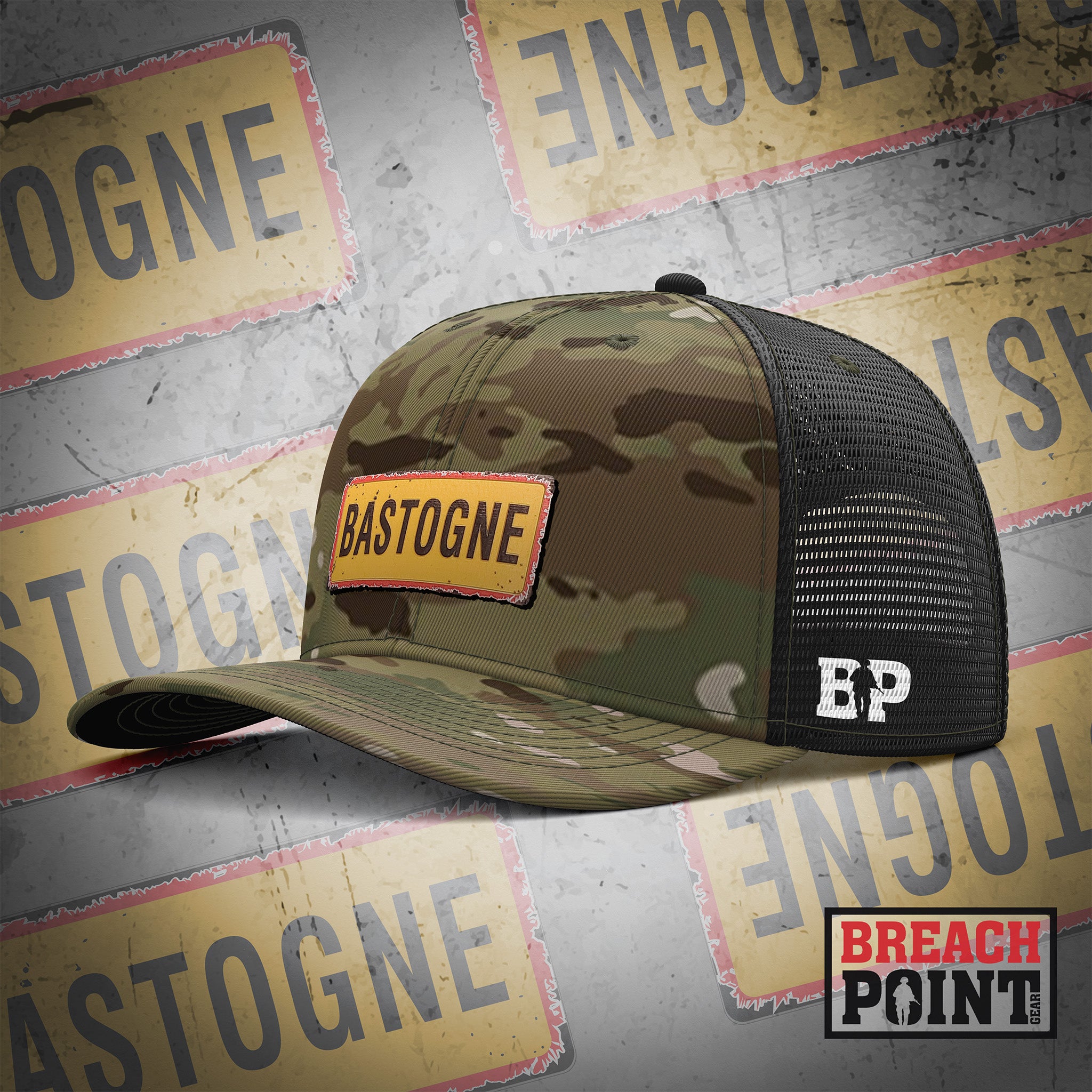 Bastogne Street Sign - Cap