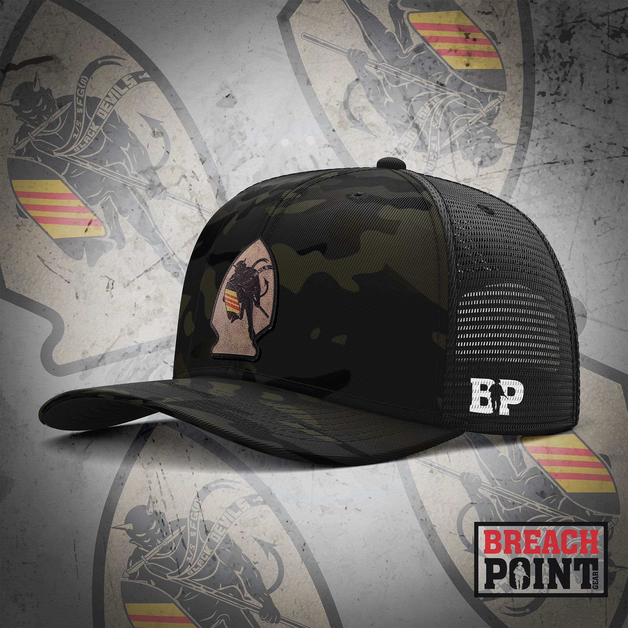 "BLACK DEVILS" Special Forces, 1st Battalion, 5th Group - Cap