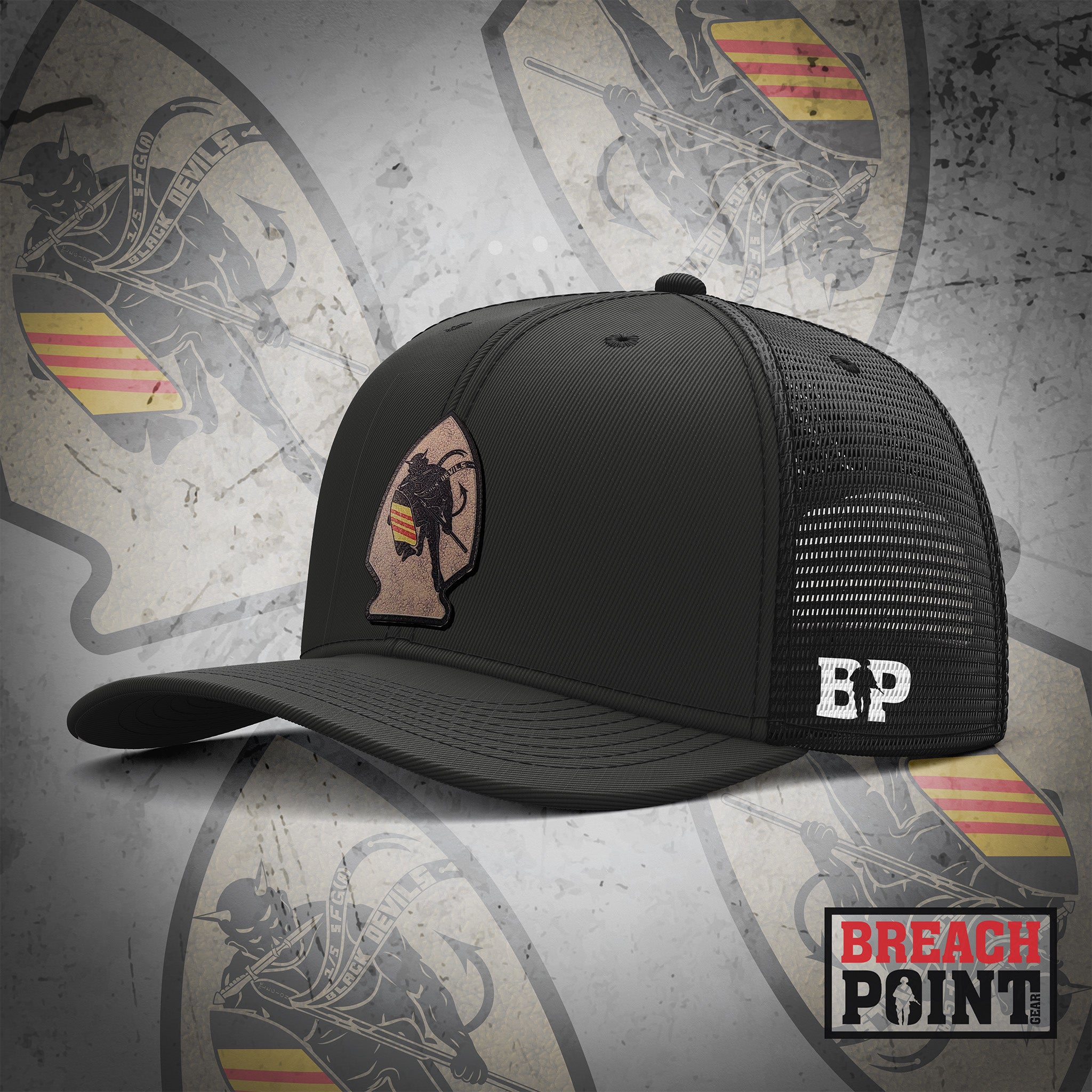 "BLACK DEVILS" Special Forces, 1st Battalion, 5th Group - Cap