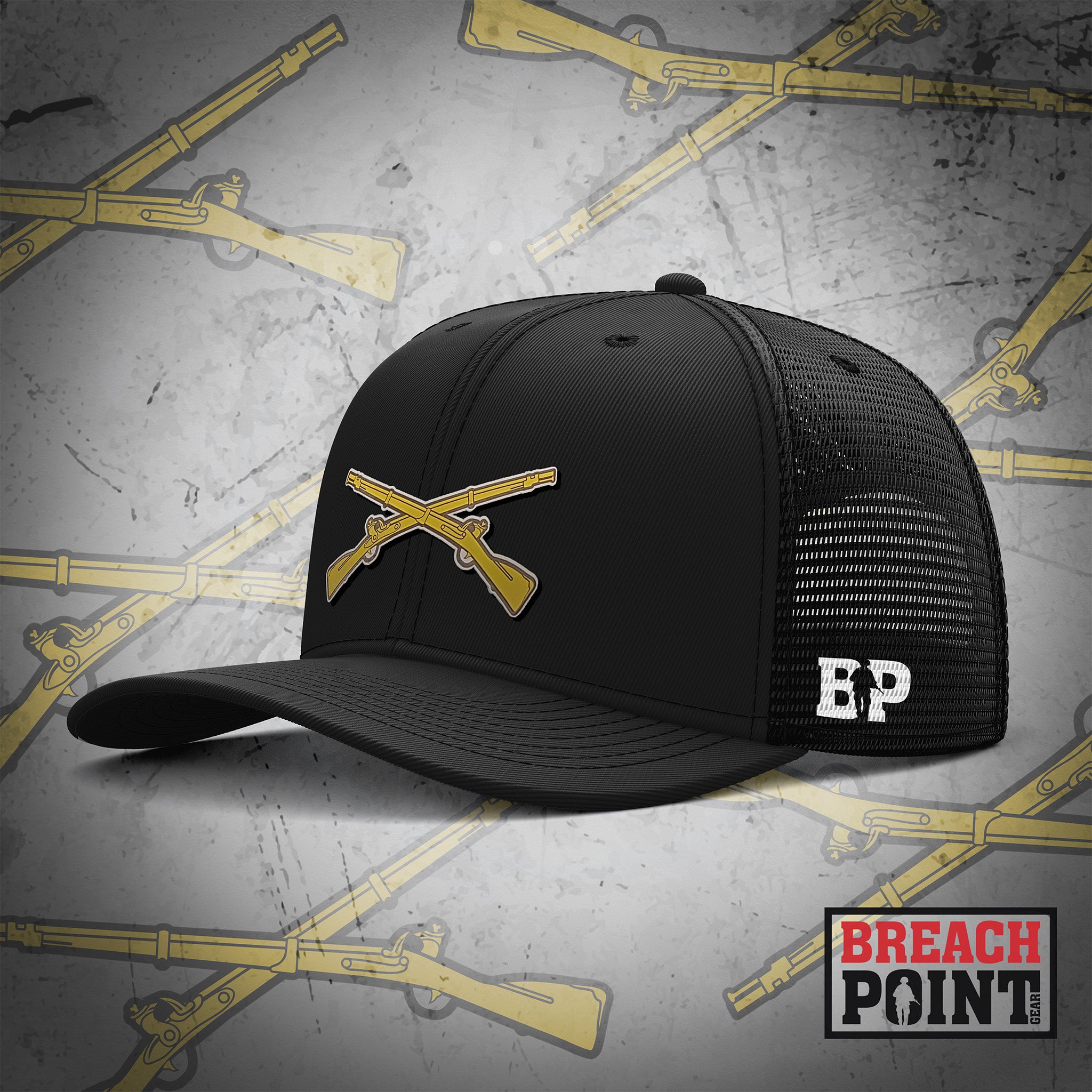 Infantry Branch Insignia - Cap