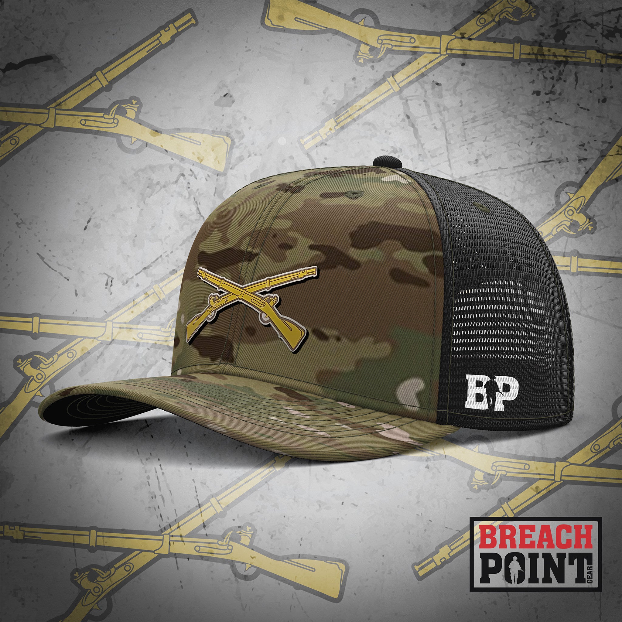 Infantry Branch Insignia - Cap