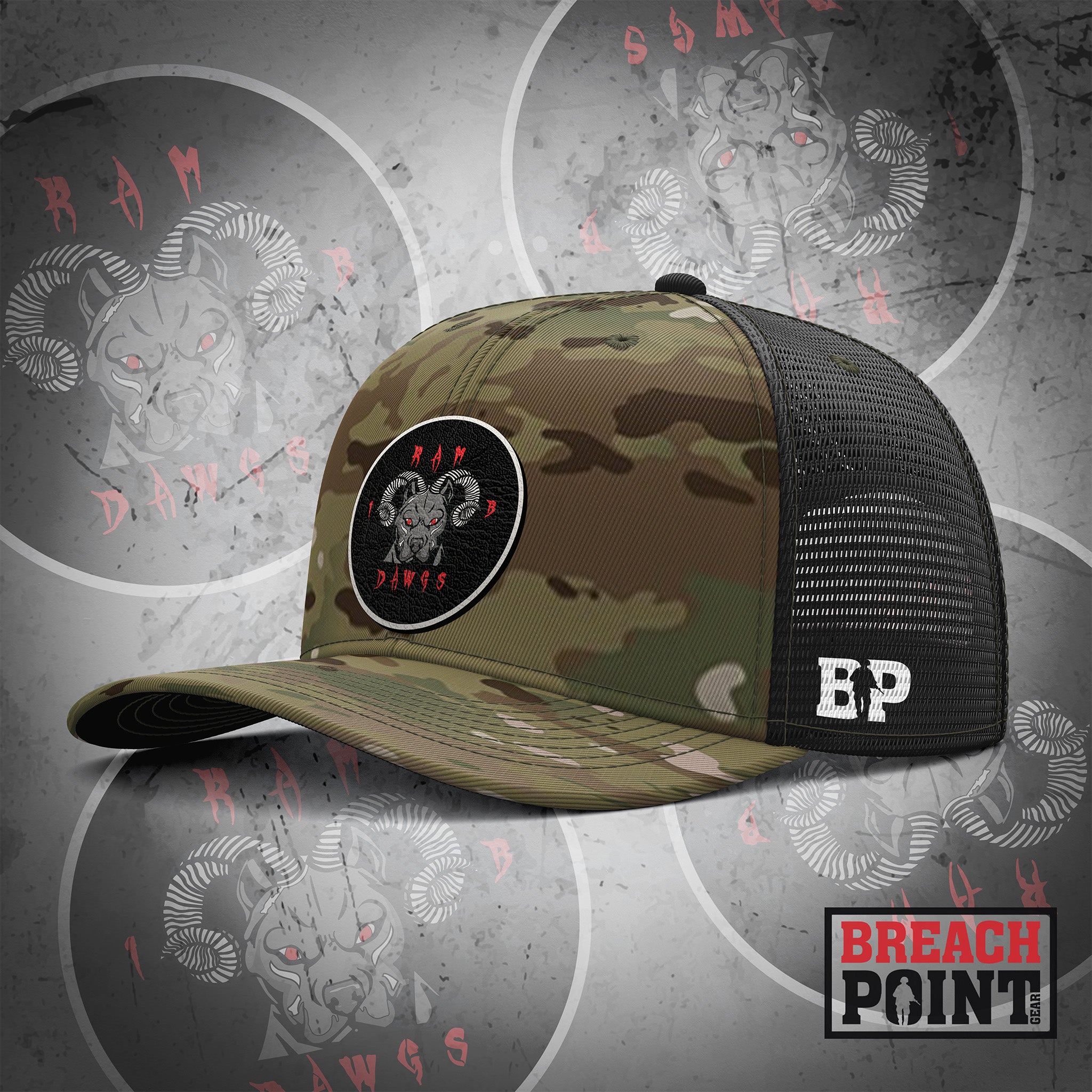 "RAM DAWGS" 1/B/2-327th Infantry Regiment - Cap