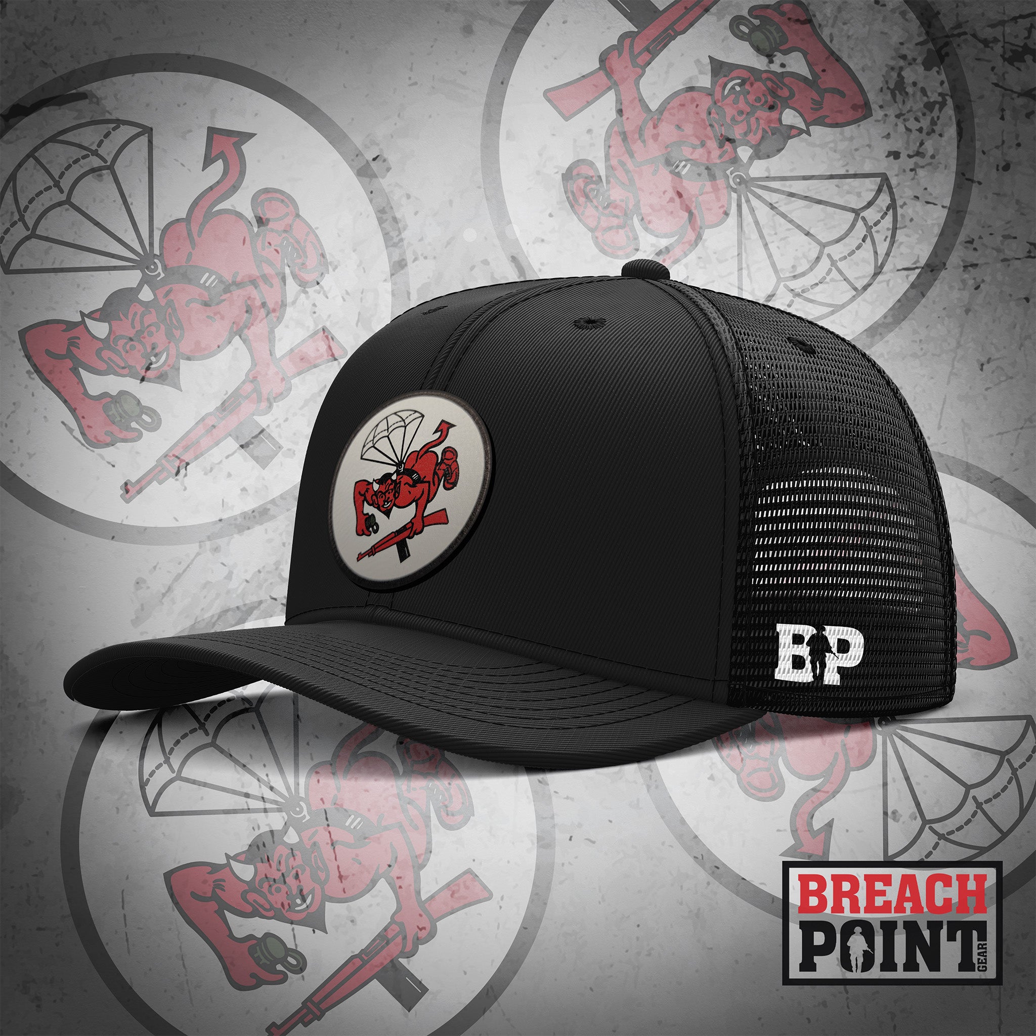 "RED DEVILS" 504th Parachute Infantry Regiment - Cap