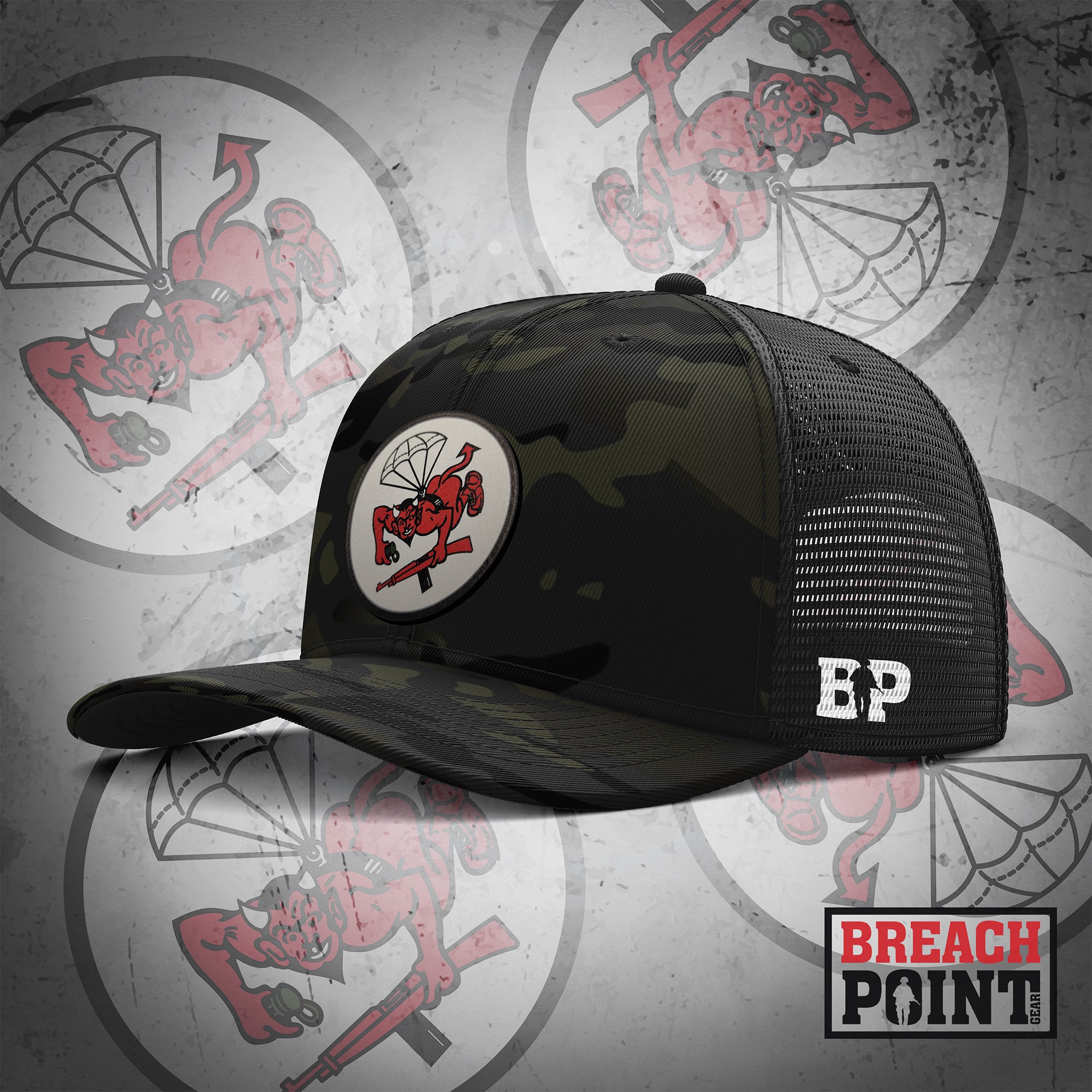 "RED DEVILS" 504th Parachute Infantry Regiment - Cap