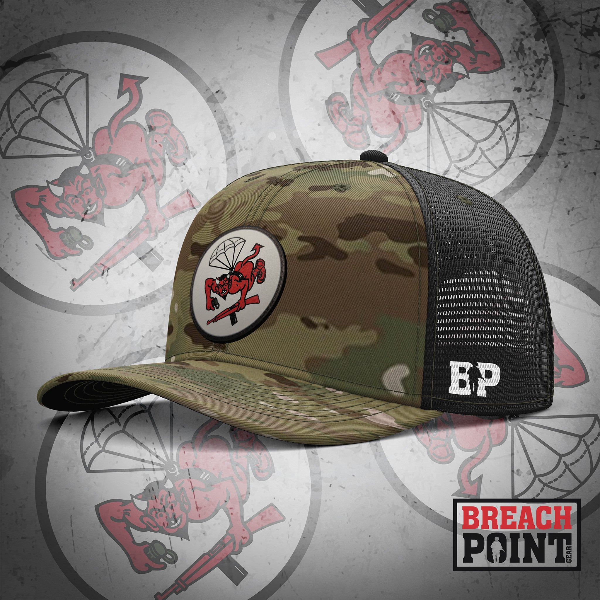 "RED DEVILS" 504th Parachute Infantry Regiment - Cap