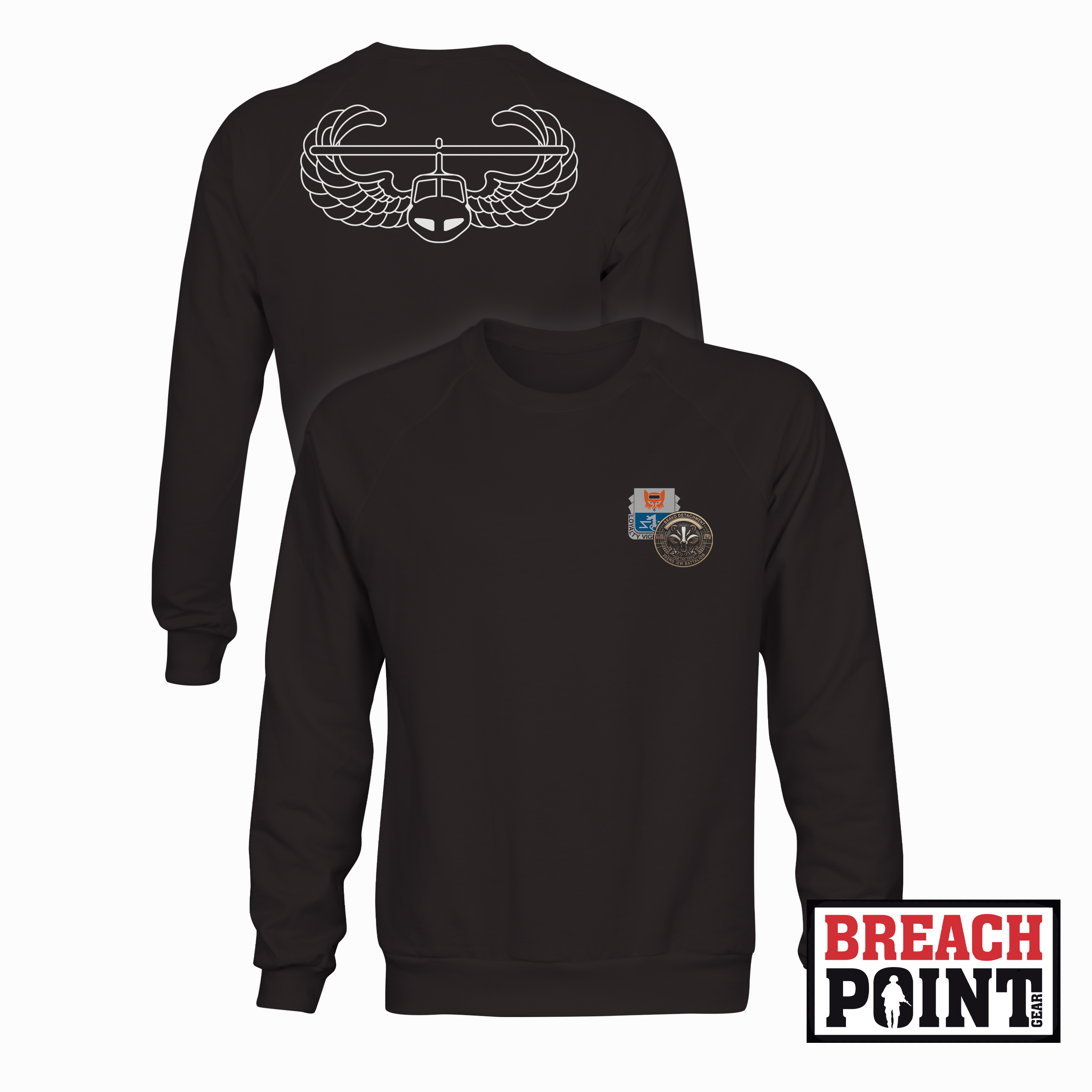 "BADGERS" B/302nd Intelligence and Electronic Warfare Battalion - Sweatshirt (B152-2)