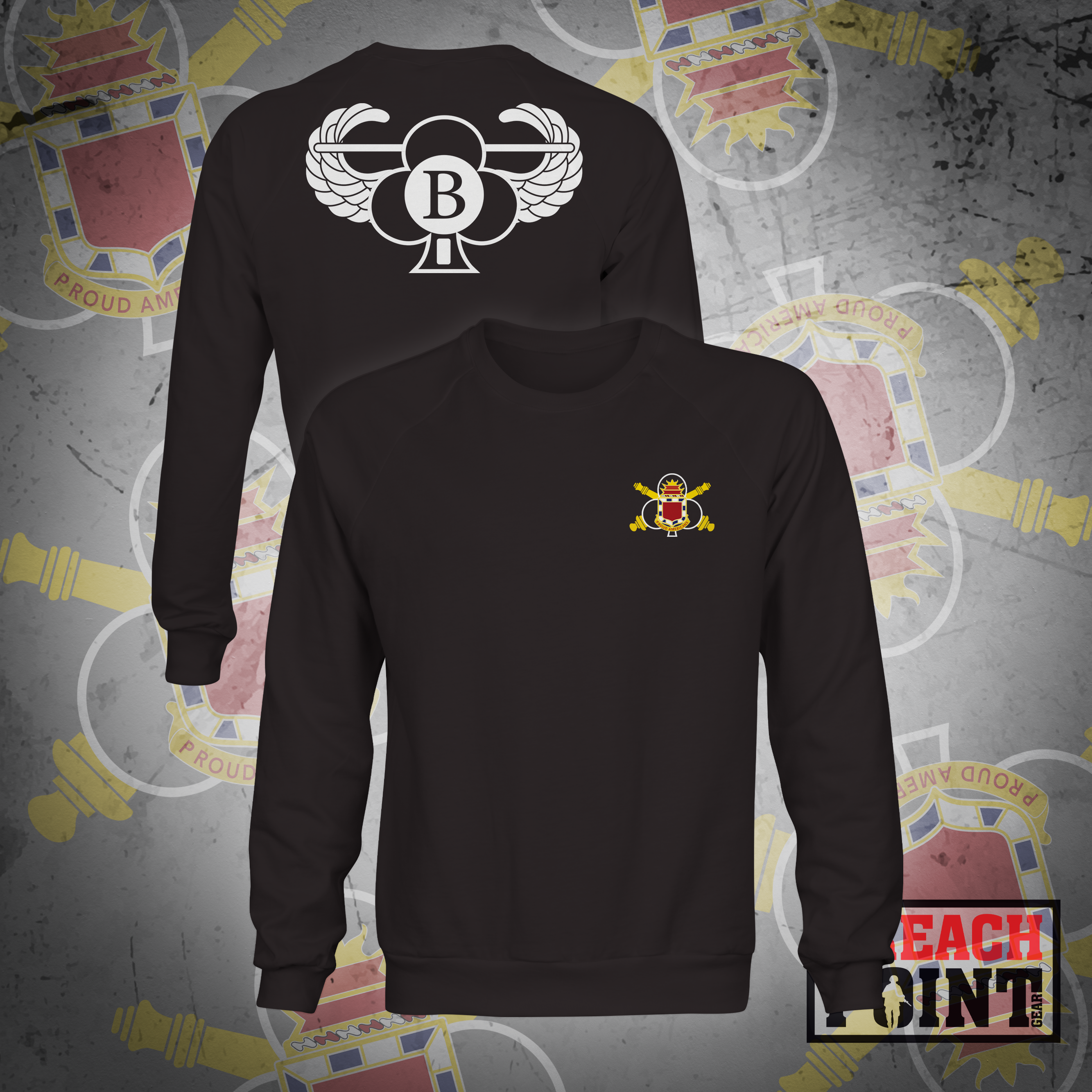 "BOLDSTEEL" 2-32 Field Artillery Regiment - Sweatshirt (B81)