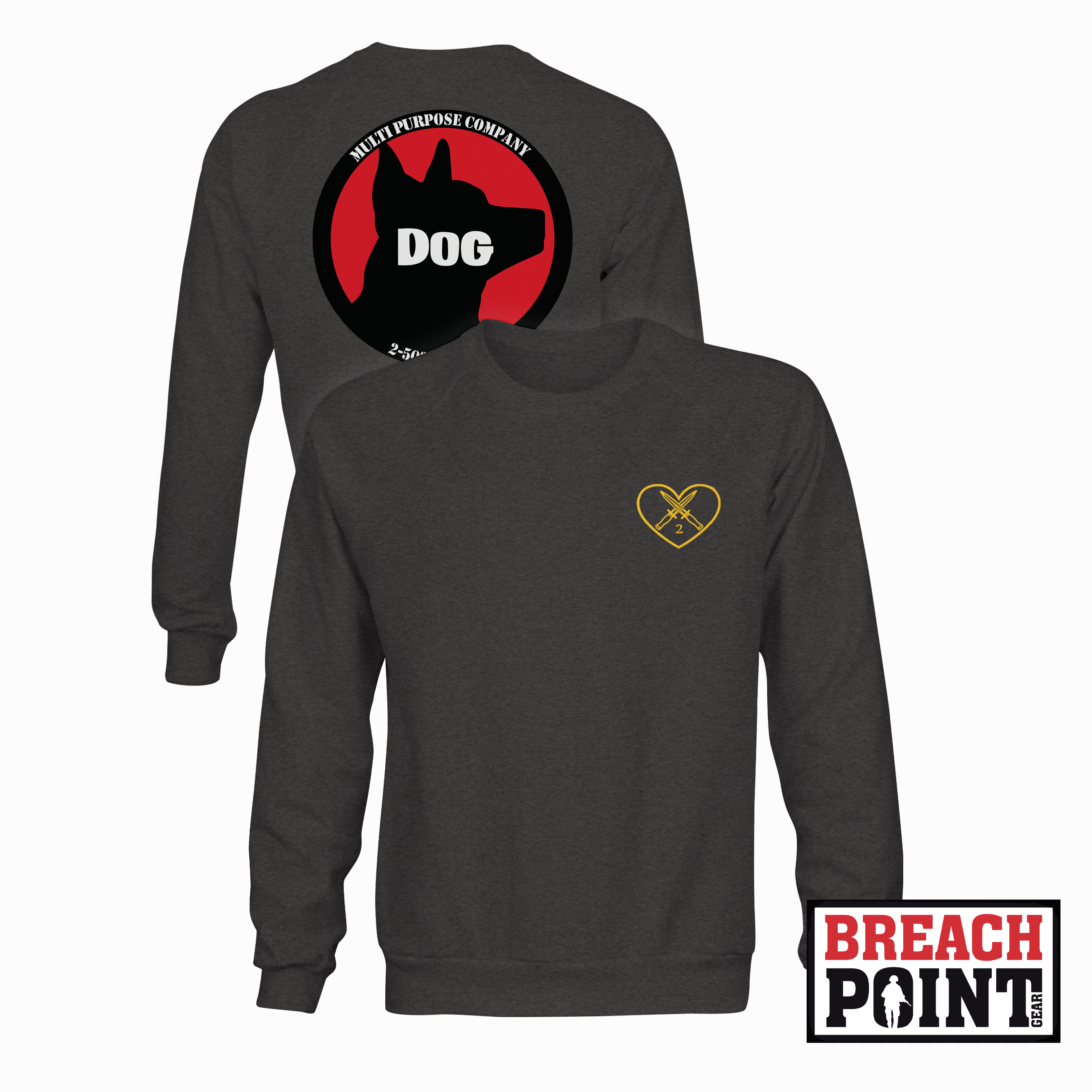 "DOG" MPC/2-502nd Infantry Regiment - Sweatshirt (B96-2)