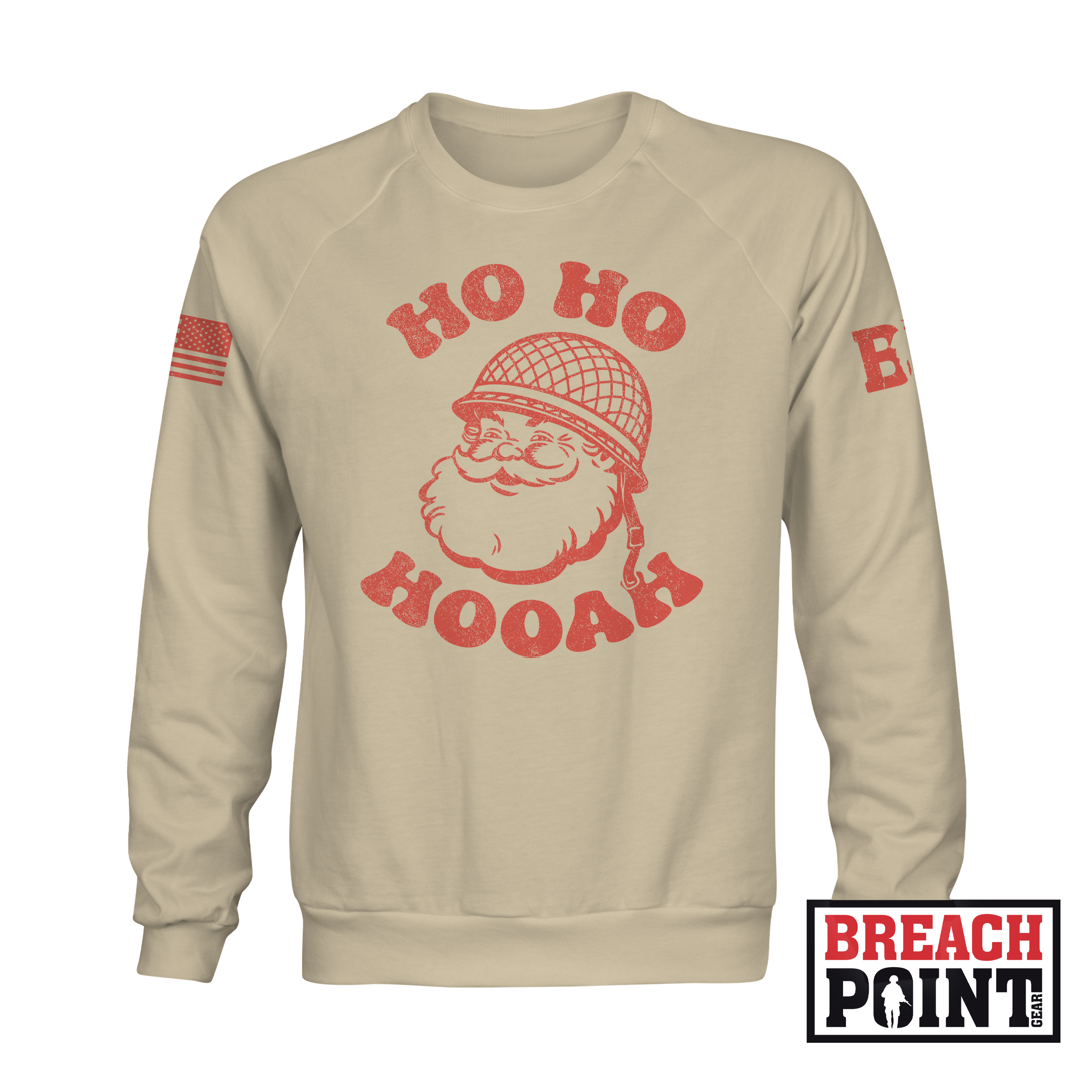 Ho Ho Hooah - Sweatshirt (Sand)
