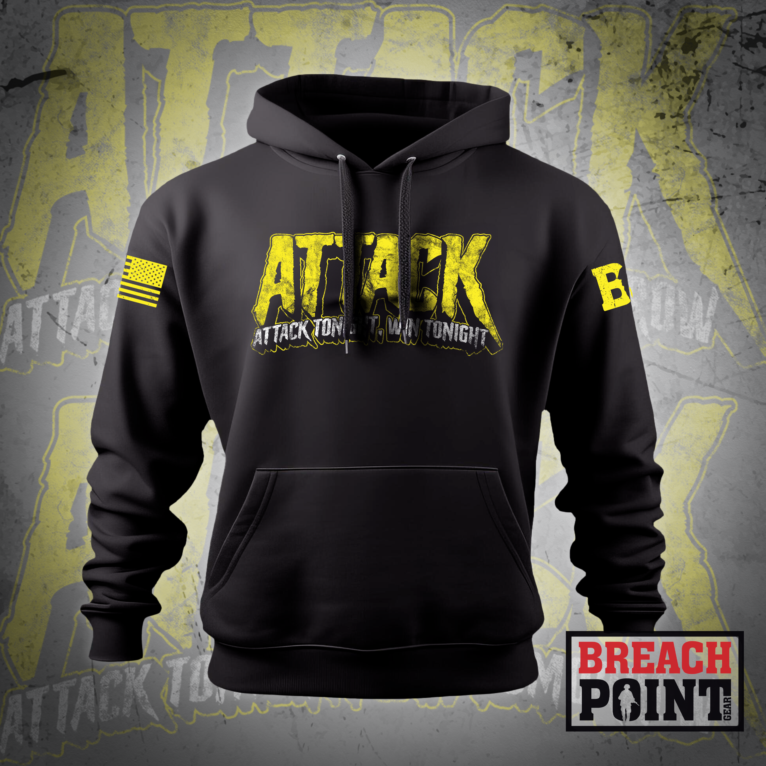 "ATTACK" A/2-502nd Infantry Regiment - Hoodie (2)