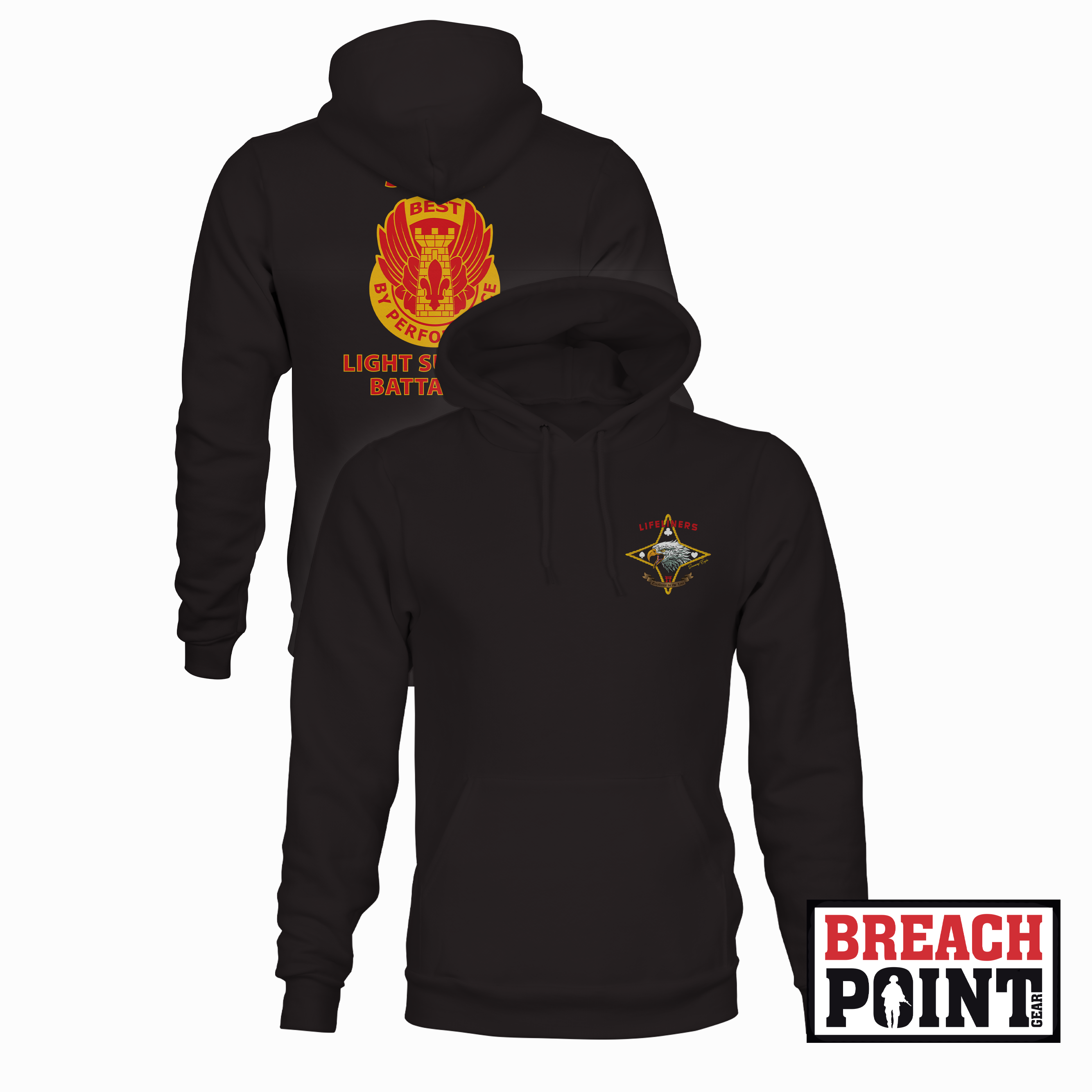 "BEST BY PERFORMANCE" 526th Light Support Battalion - Hoodie (A35)