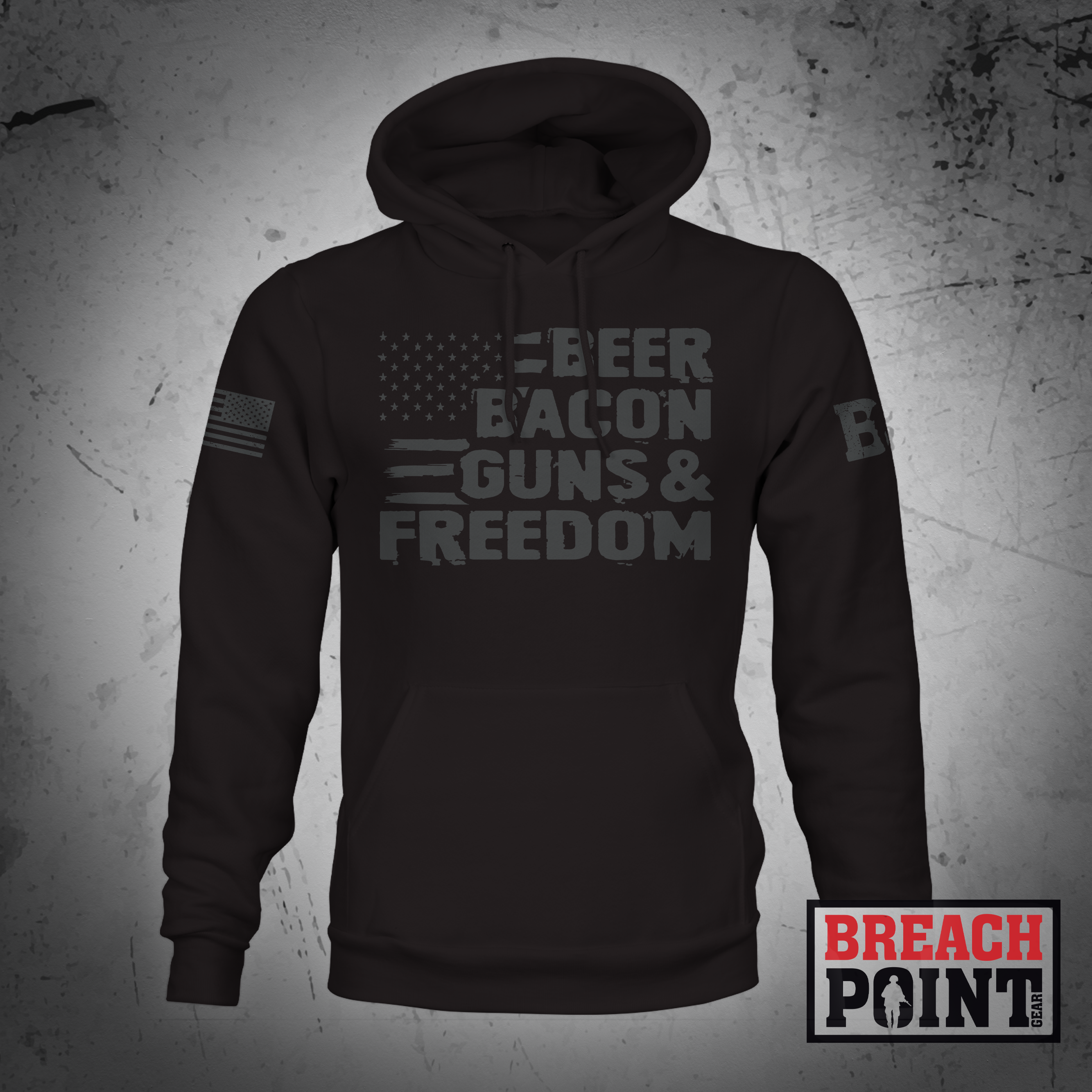 Beer, Bacon, Guns, and Freedom - Hoodie