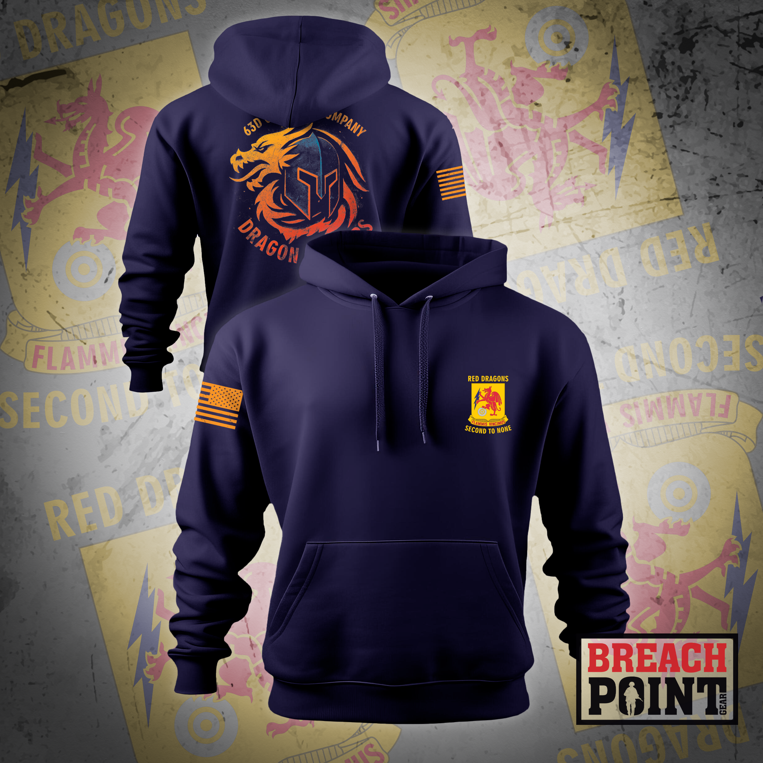 "DRAGON MASTERS" 63D Chemical Company - Hoodie (1)