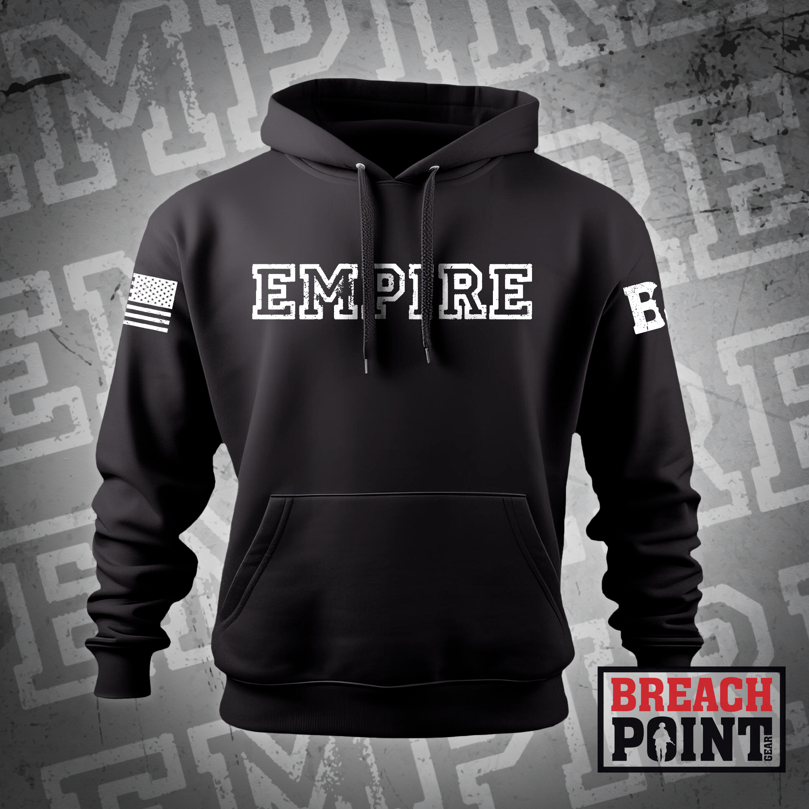 "EMPIRE" 887th Engineer Support Company - Hoodie (2)