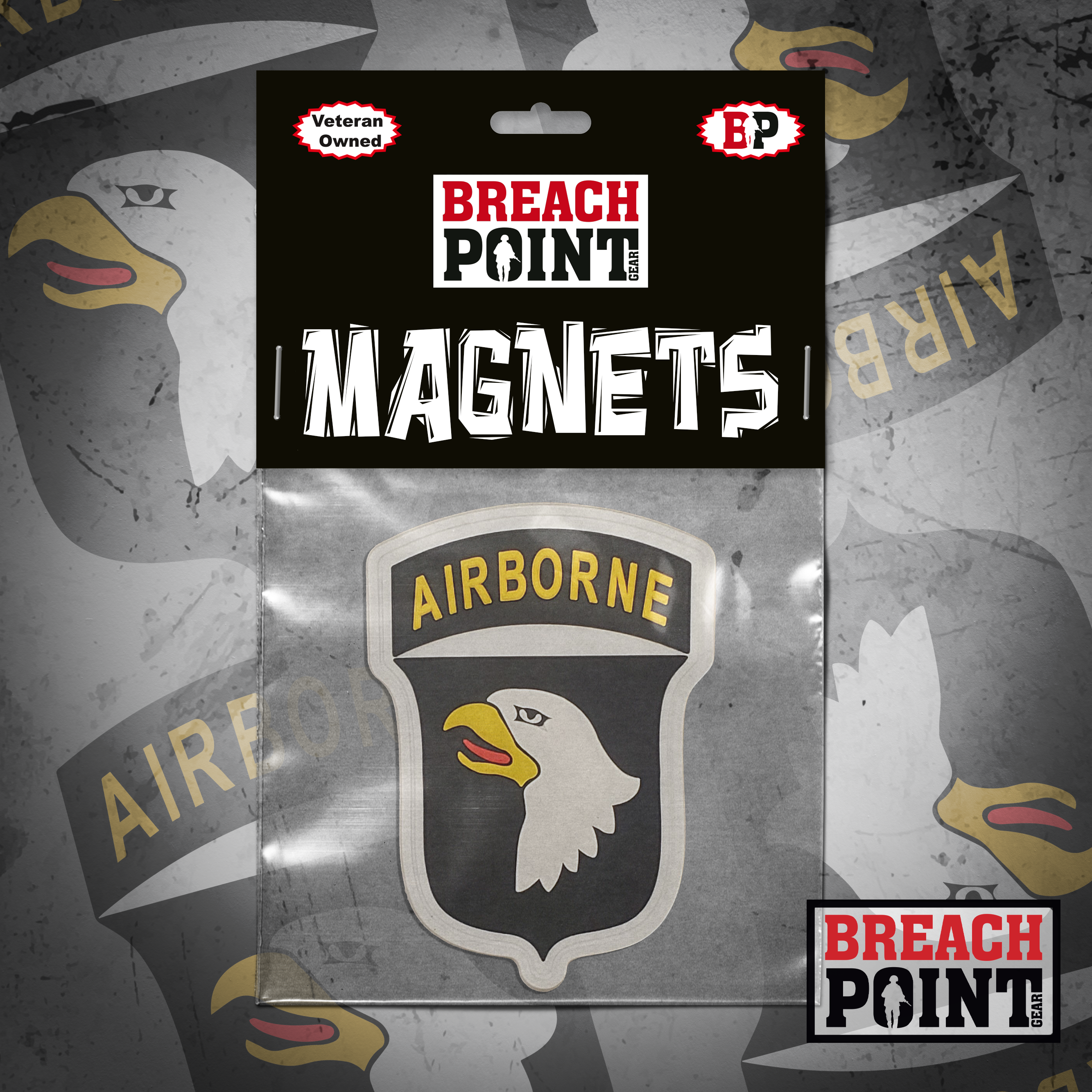 "OL ABE" 101st Airborne Division - Magnet