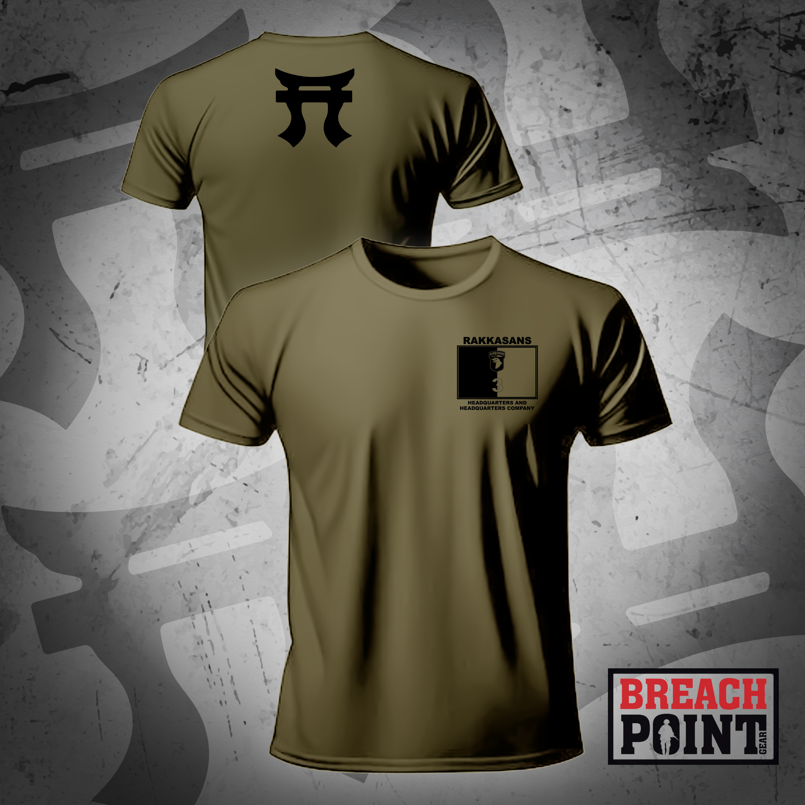 "RAKKASANS" HHC/3MBCT - Military Tee