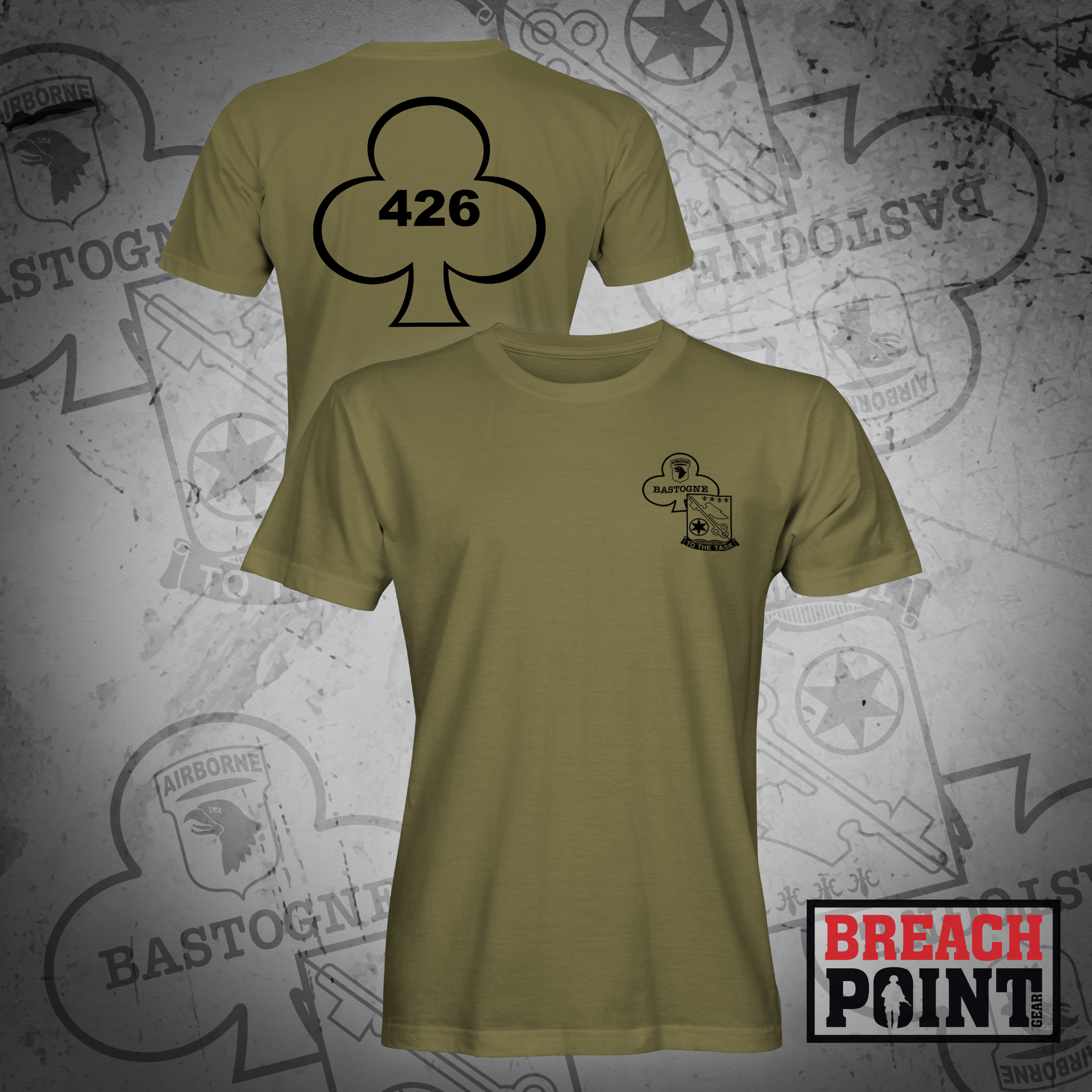 "TASKMASTERS" 426th Light Support Battalion - Military Tee (A21)