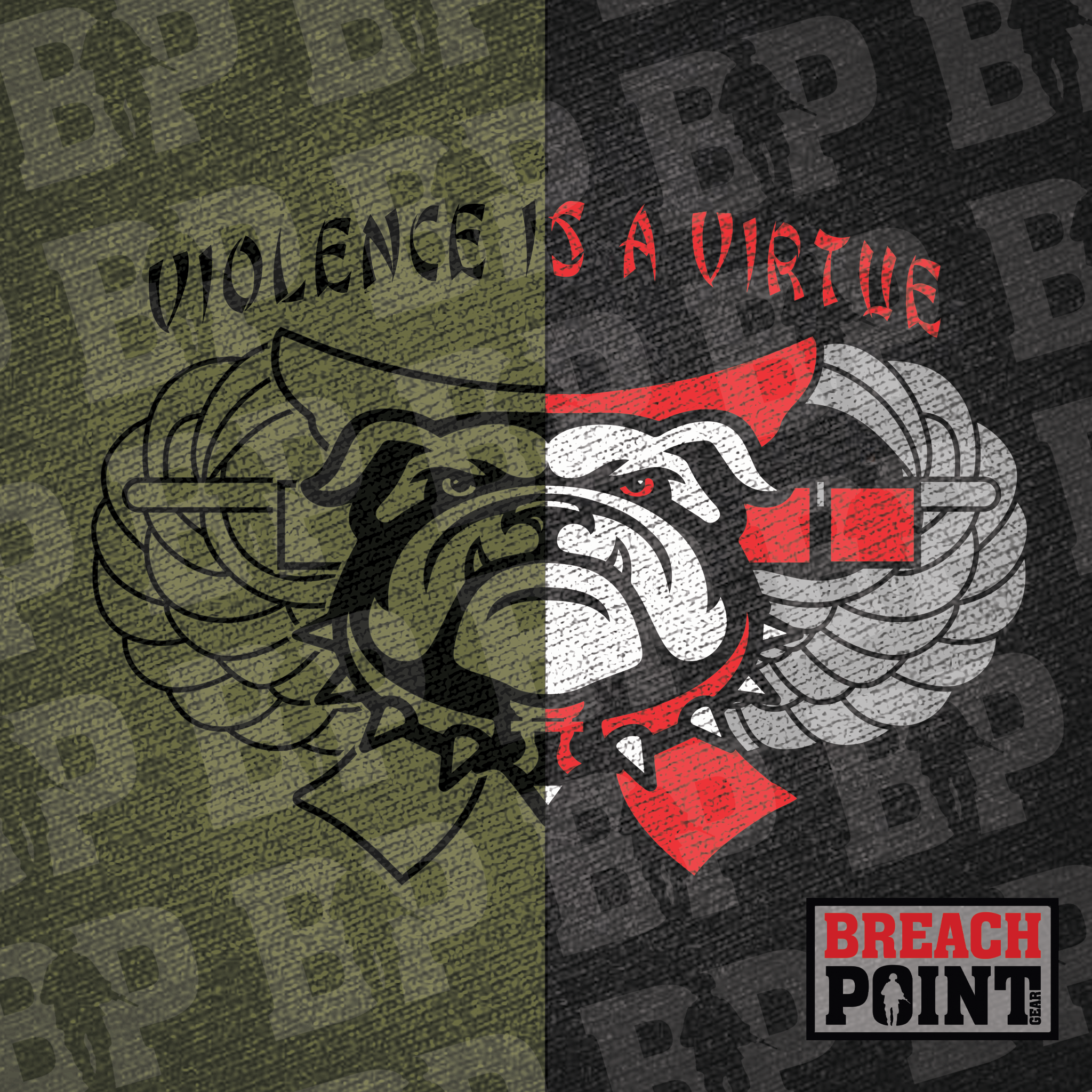 "BULLDOG" B/1-187th Infantry Regiment - Sweatshirt (B89)