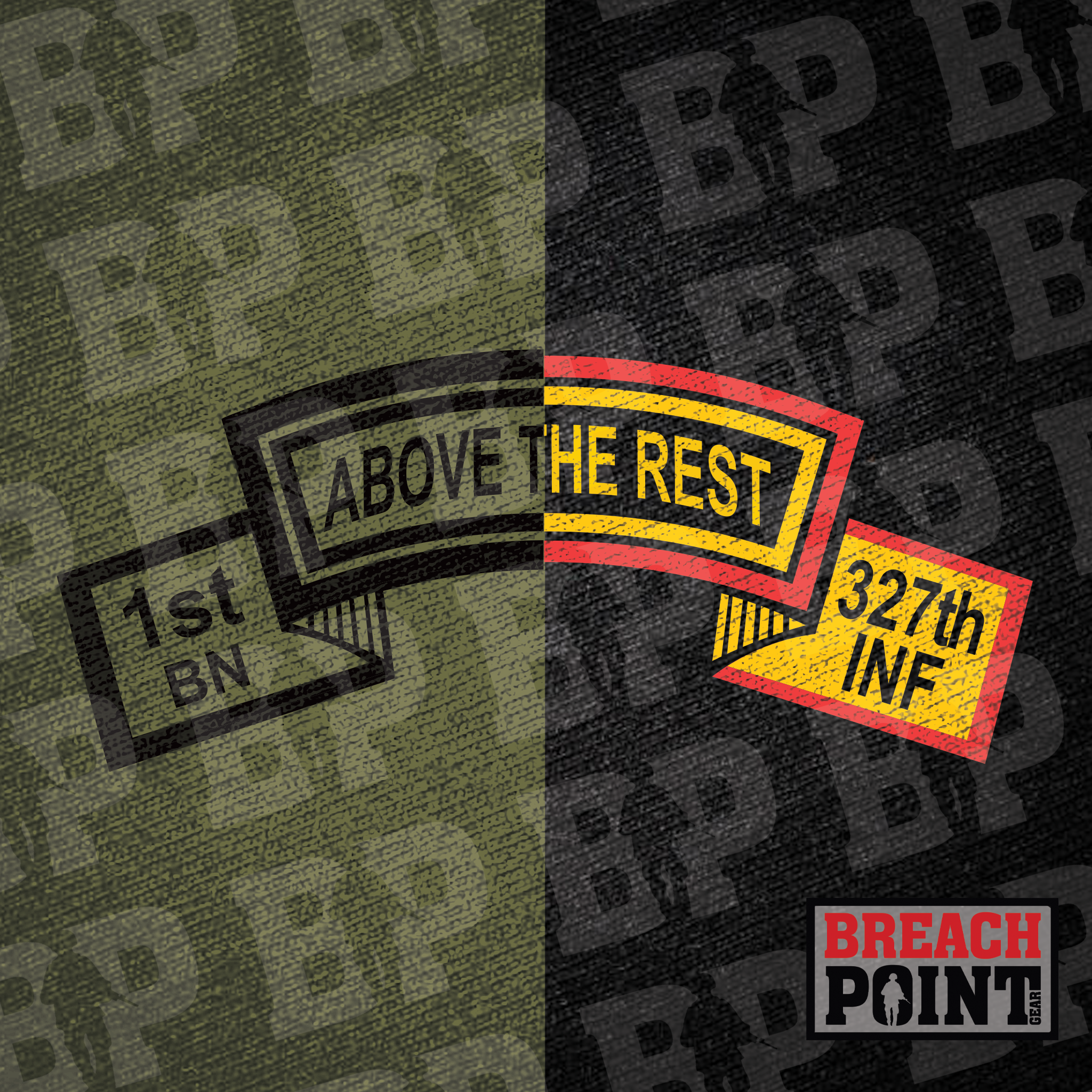 "BUSHMASTER" B/1-327th Infantry Regiment - Sweatshirt (B111-2)