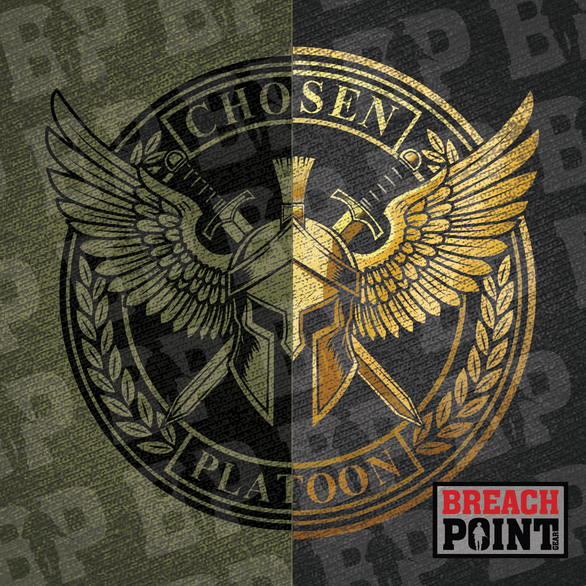 "CHOSEN" 2/B/1-506th Infantry Regiment - T-Shirt (B113)