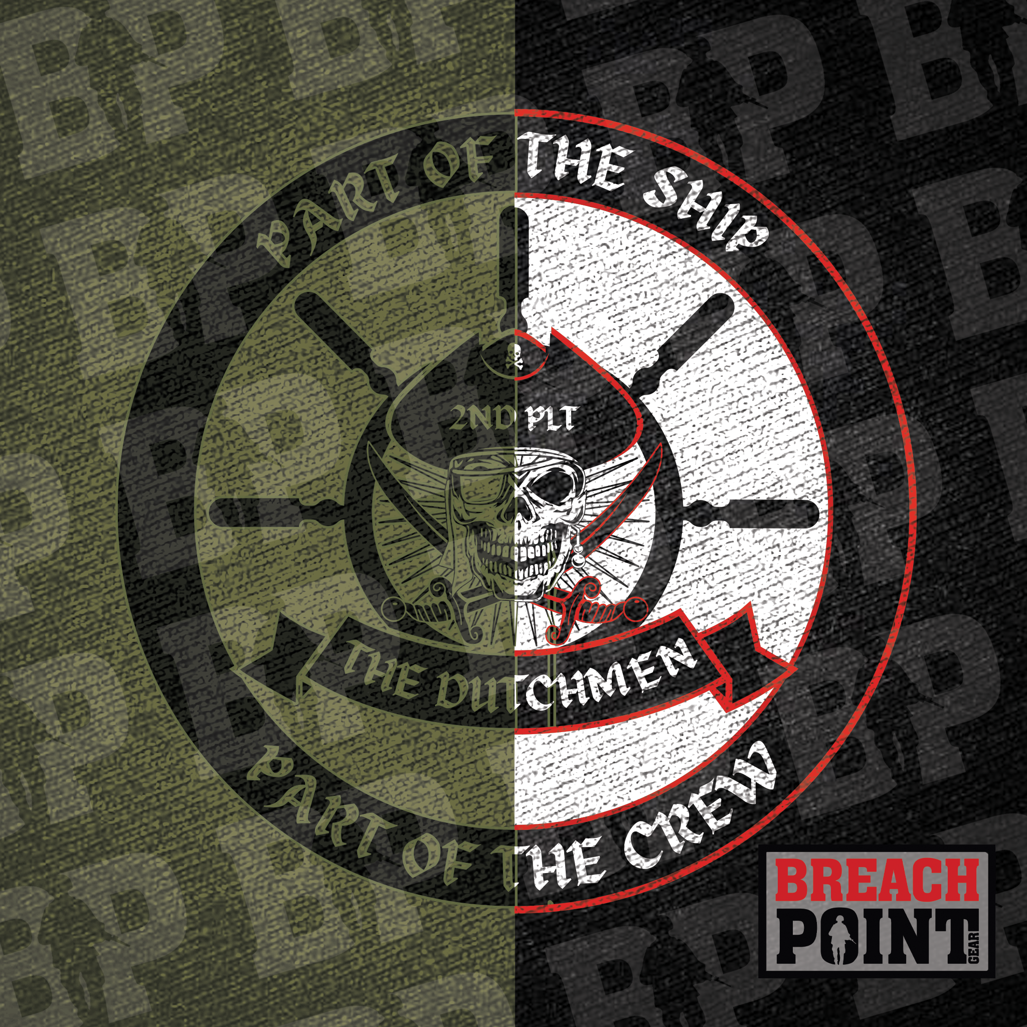 "DUTCHMEN" 2/A/44th Air Defense Artillery - T-Shirt