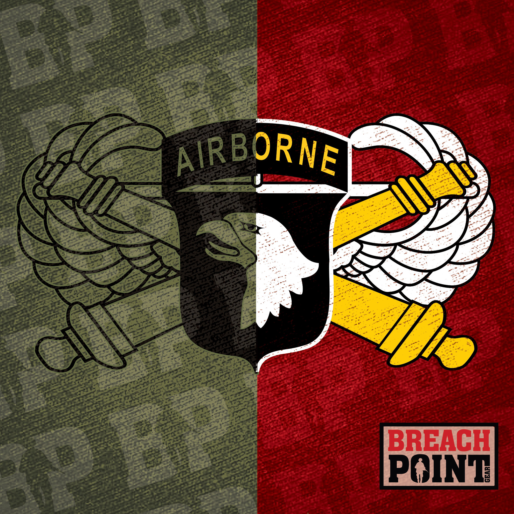 "GUNS OF GLORY" 101st Airborne Division Artillery - T-Shirt