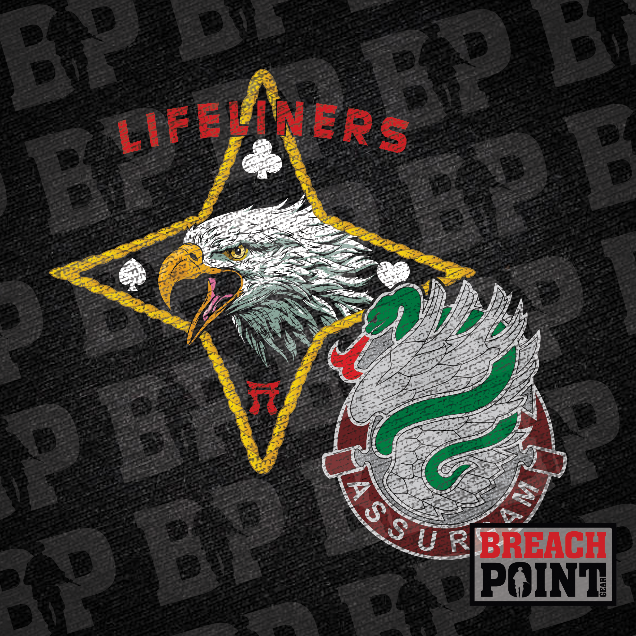 "JOKER" J CLC/626th Light Support Battalion - Hoodie (B64-2)