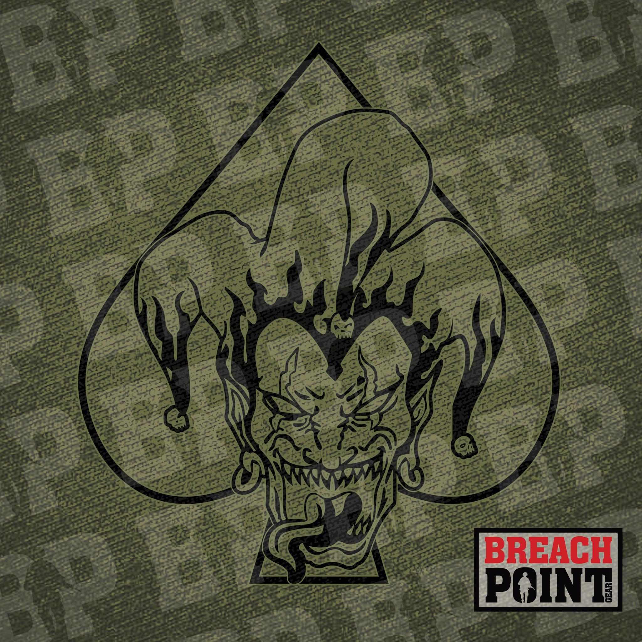 "JOKER" J CLC/626th Light Support Battalion - Military Tee (B64-2)