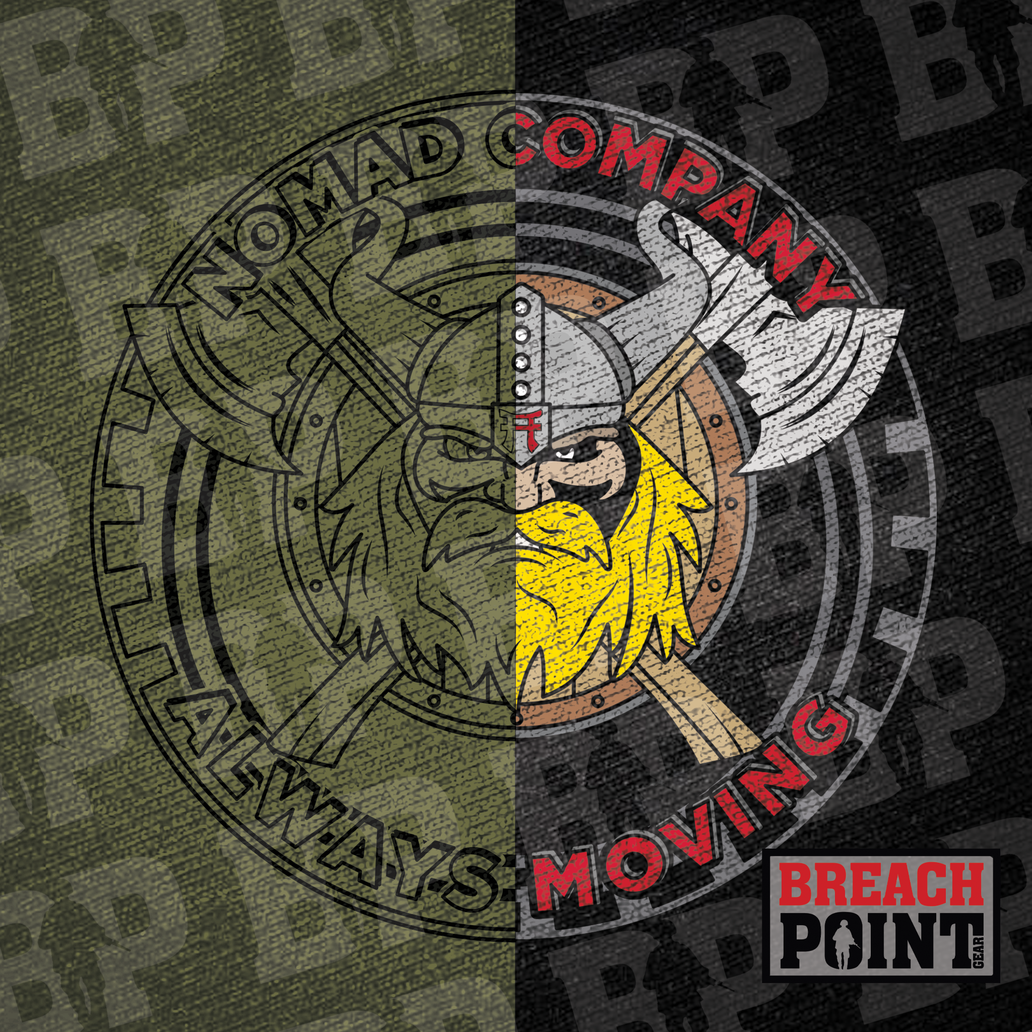 "NOMADS" H CLC/626th Light Support Battalion - Sweatshirt (B65-2)