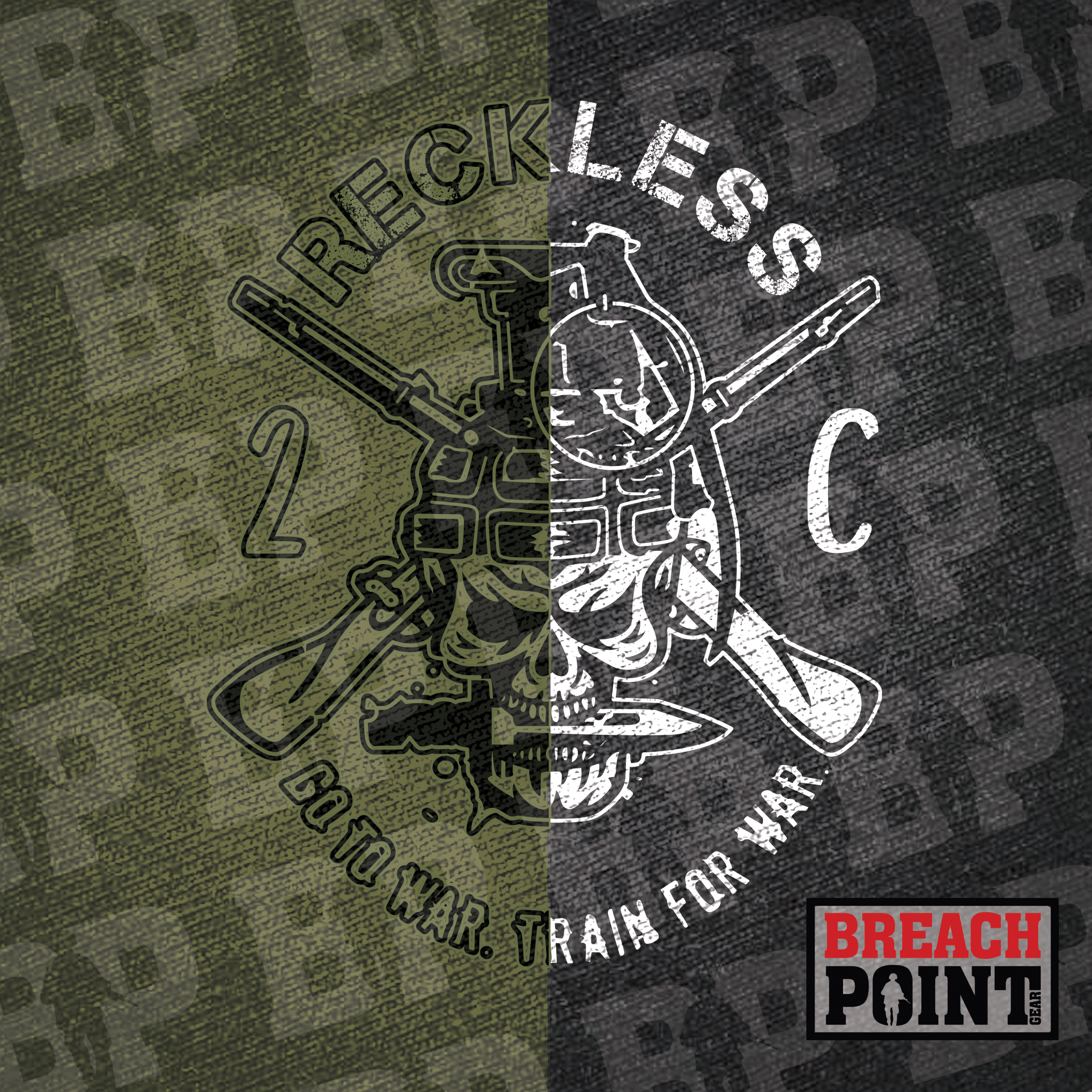"RECKLESS" 2/C/2-327th Infantry Battalion - Sweatshirt