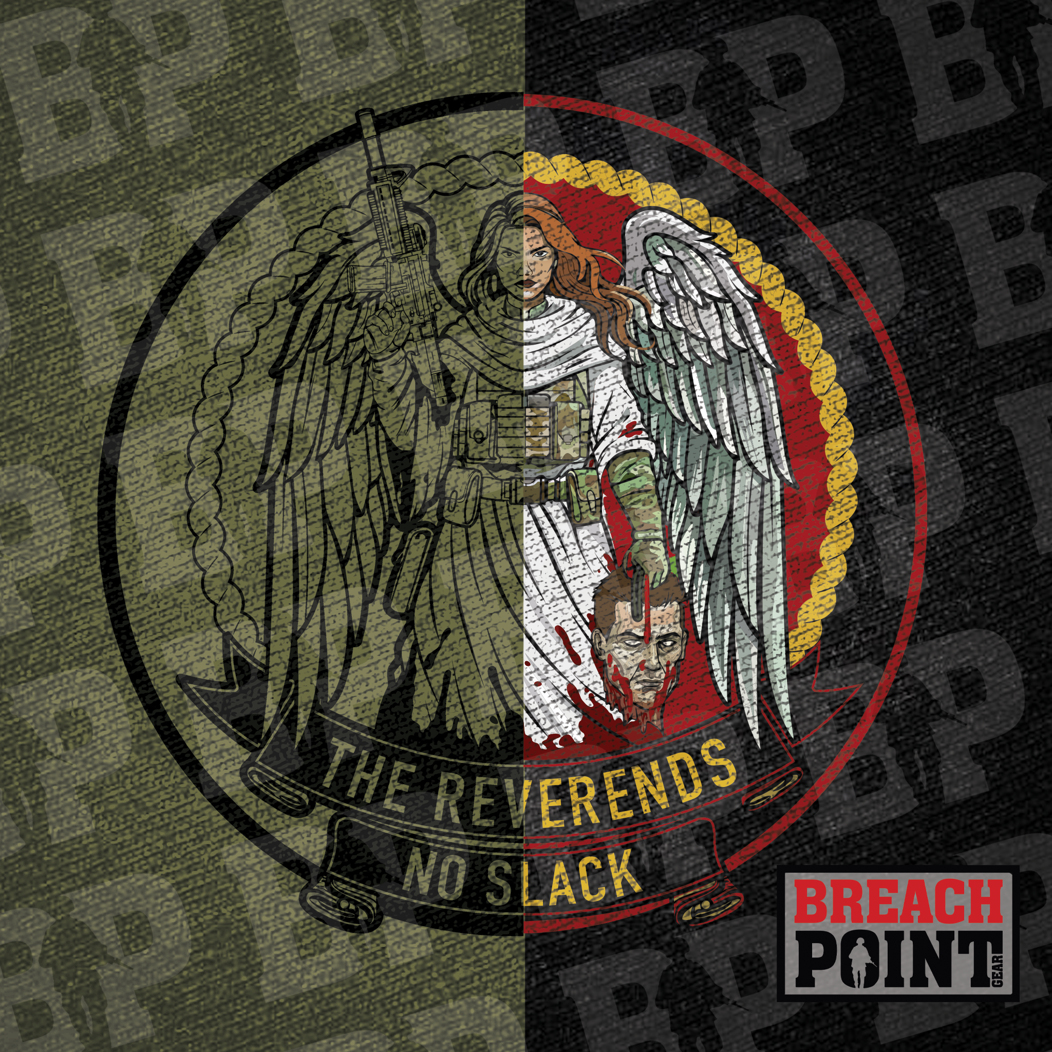 "REVERENDS" 2/B/2-327th Infantry Regiment - Sweatshirt (B102)