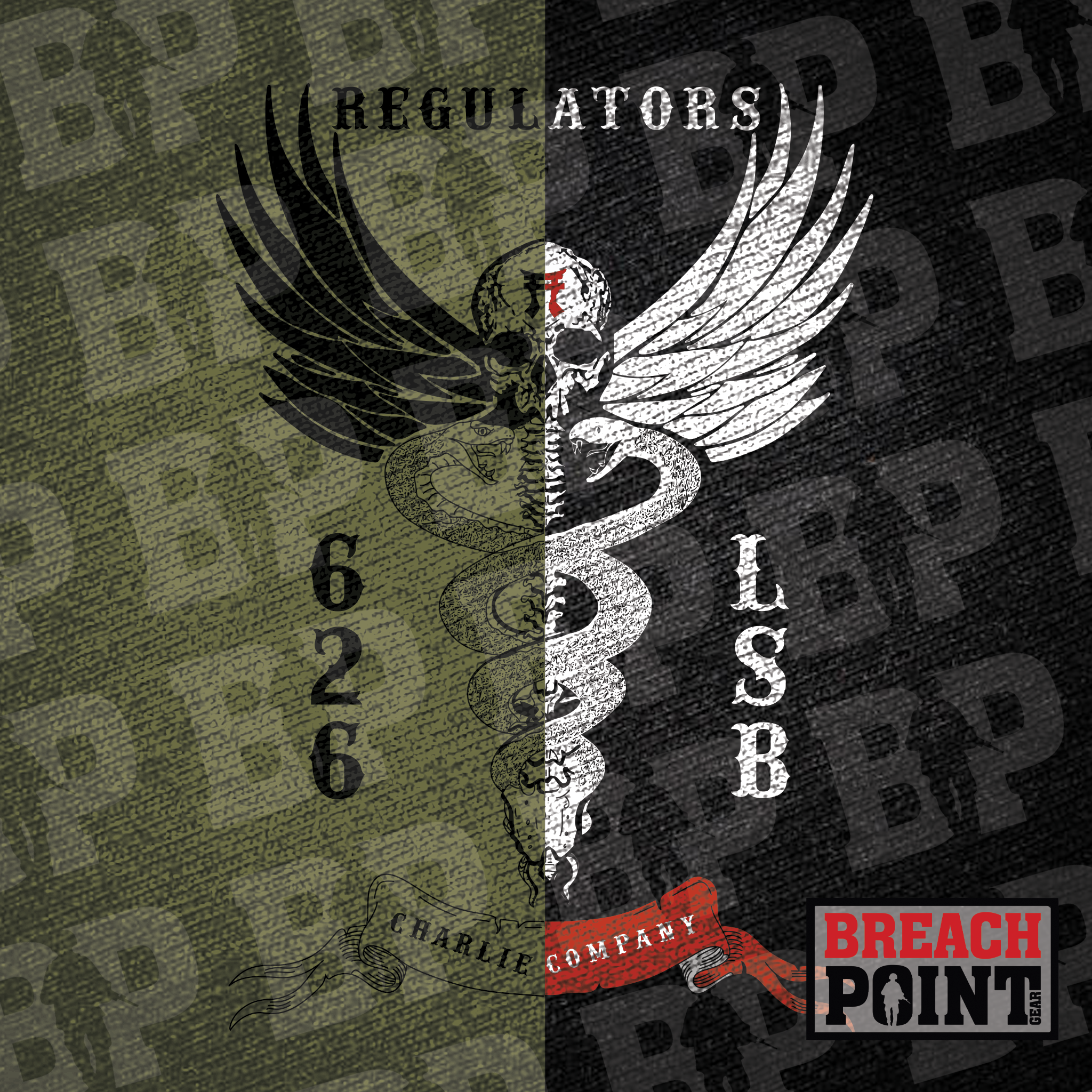 "REGULATORS" C/626th Light Support Battalion - T-Shirt (1)