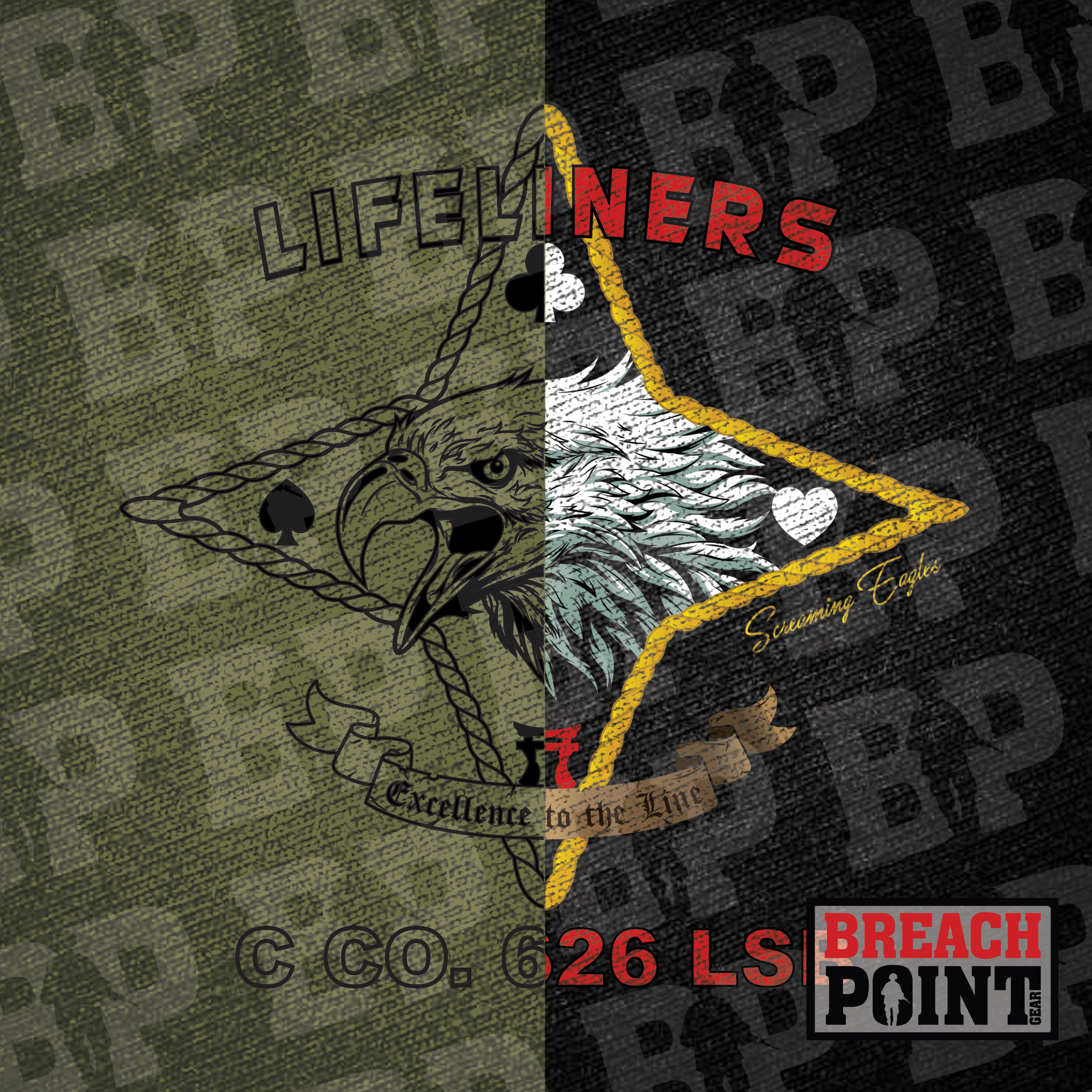 "REGULATORS" C/626th Light Support Battalion - T-Shirt (1)