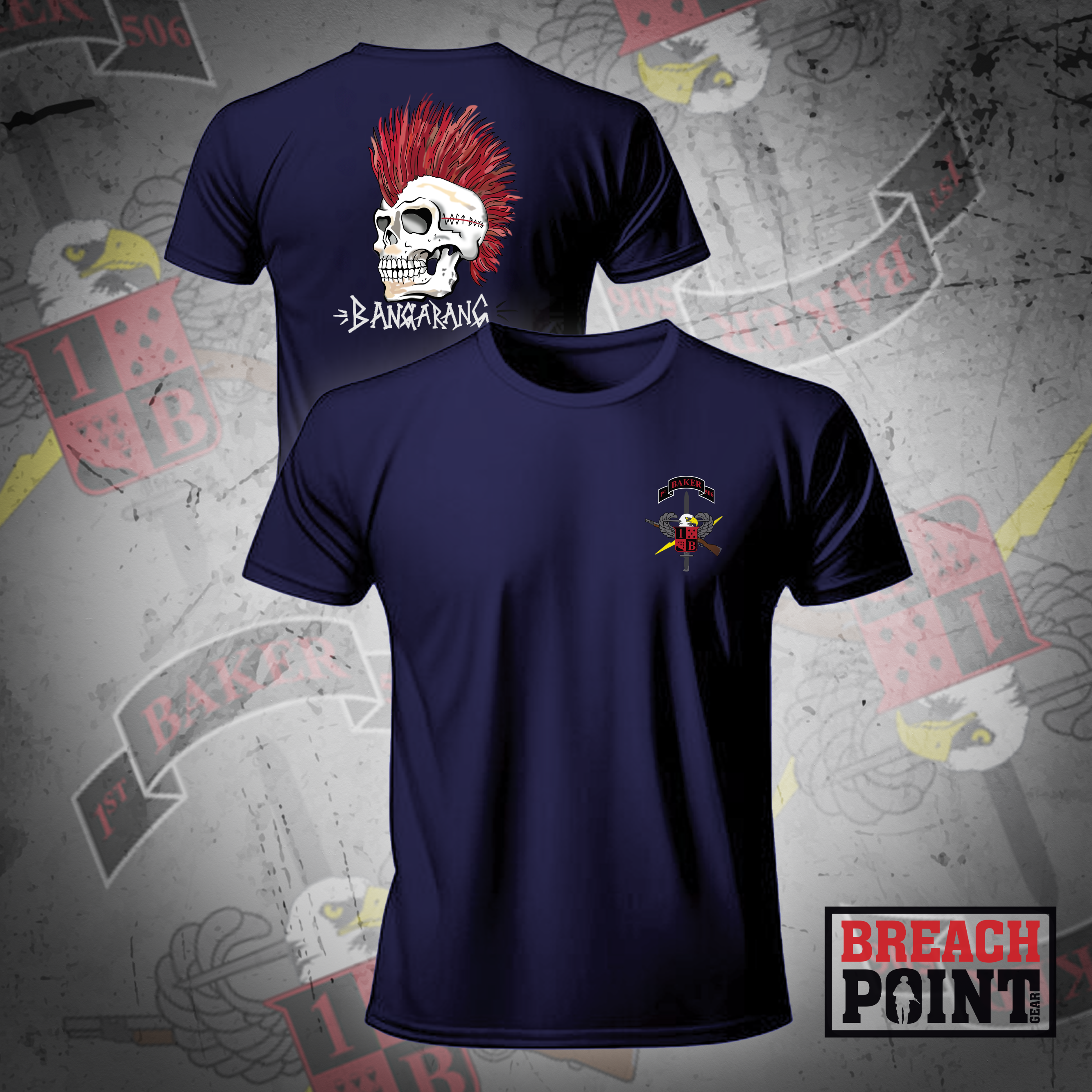 "BANGARANG" 3/B/1-506th Infantry Regiment - T-Shirt