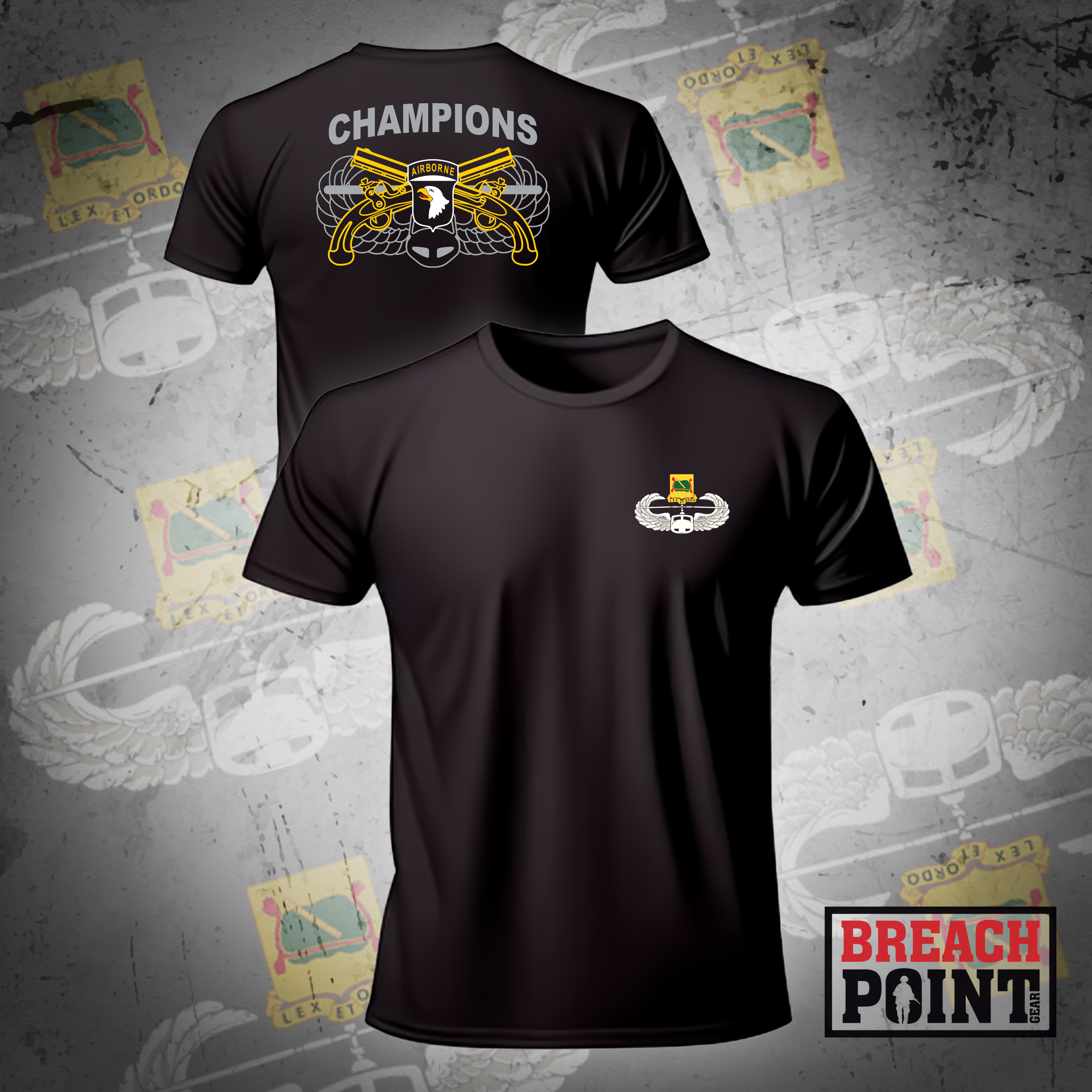 "CHAMPIONS" 561st Military Police Company - T-Shirt