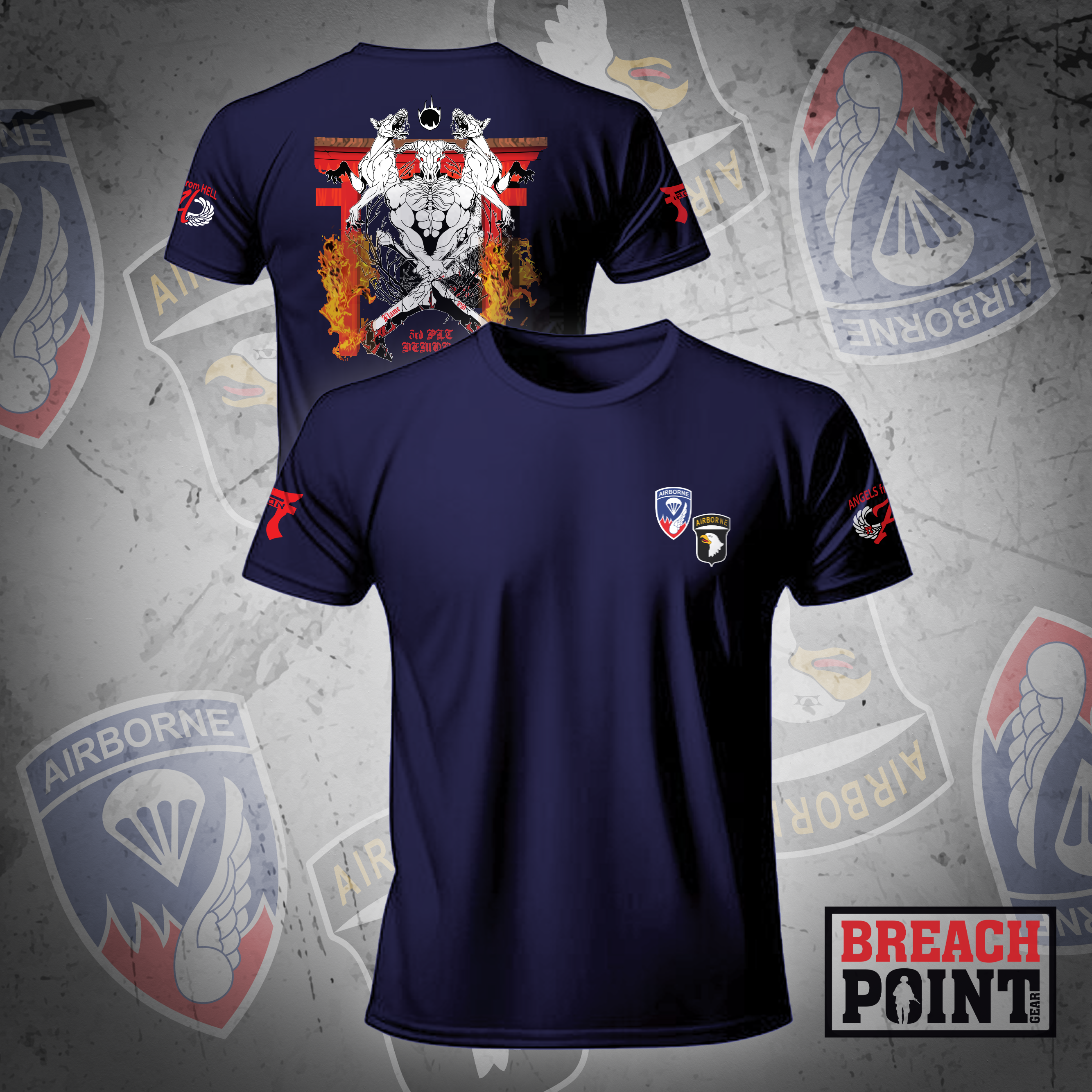 "DEMON" 3/A/3-187th Infantry Regiment - T-Shirt