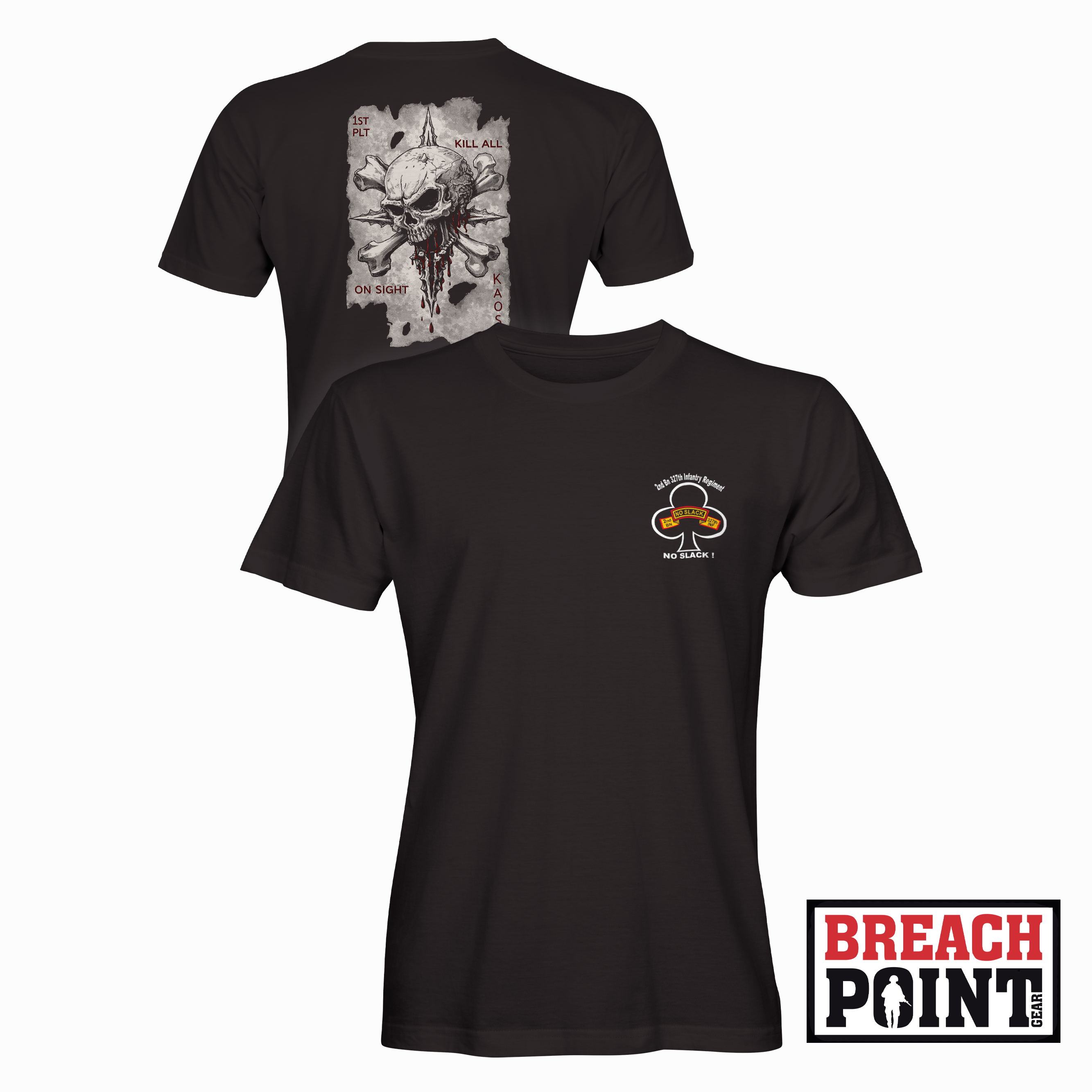 "KAOS" 1/A/2-327th Infantry Regiment - T-Shirt (B101)