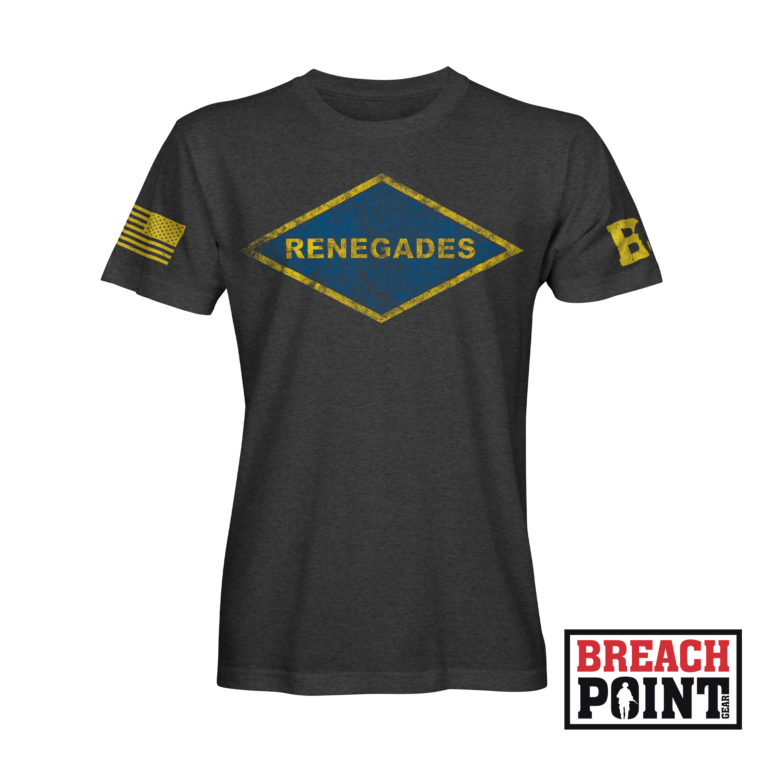 "RENEGADES" B/2-502nd Infantry Regiment - T-Shirt (B87-BP)