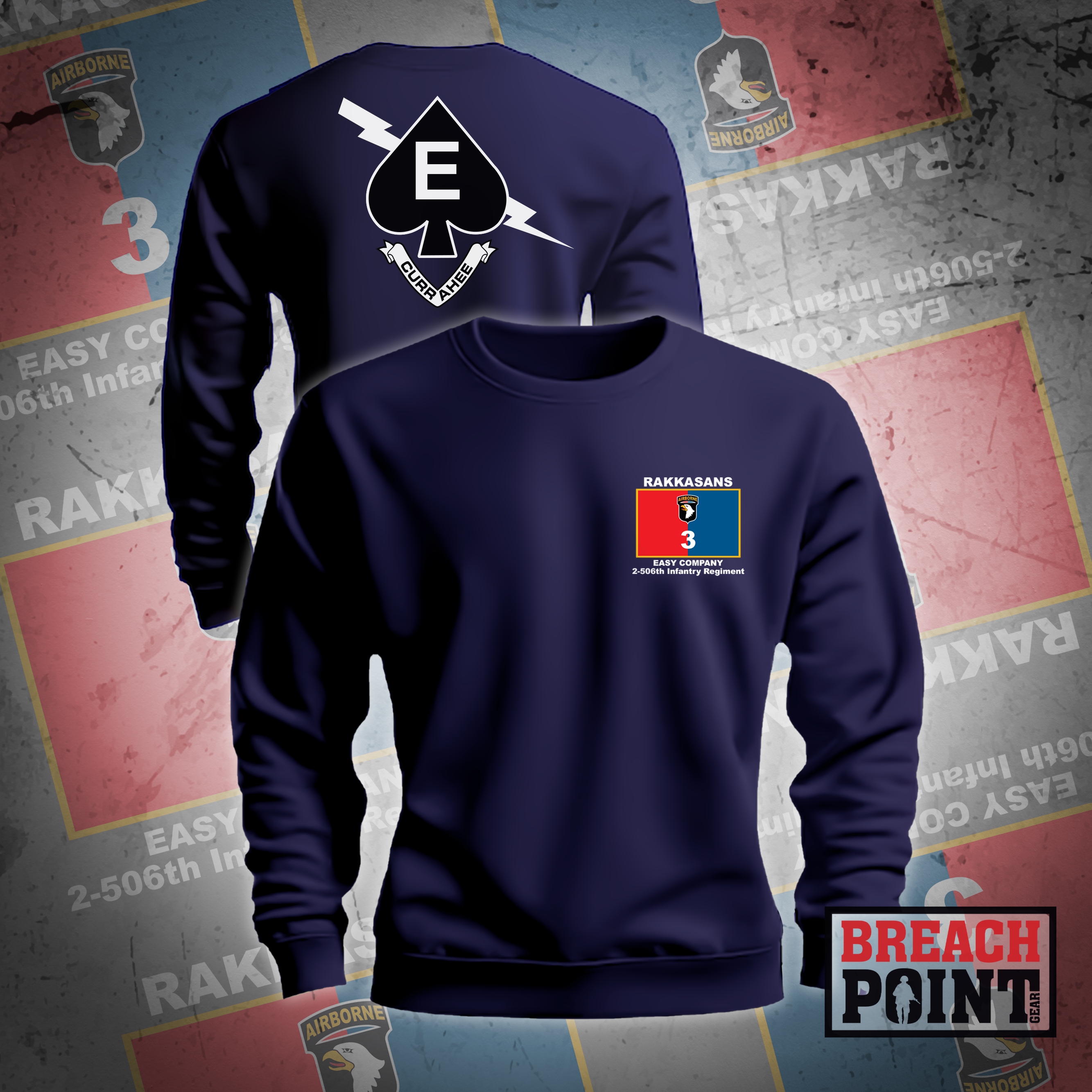 "EASY COMPANY" E/2-506th Infantry Regiment - Sweatshirt