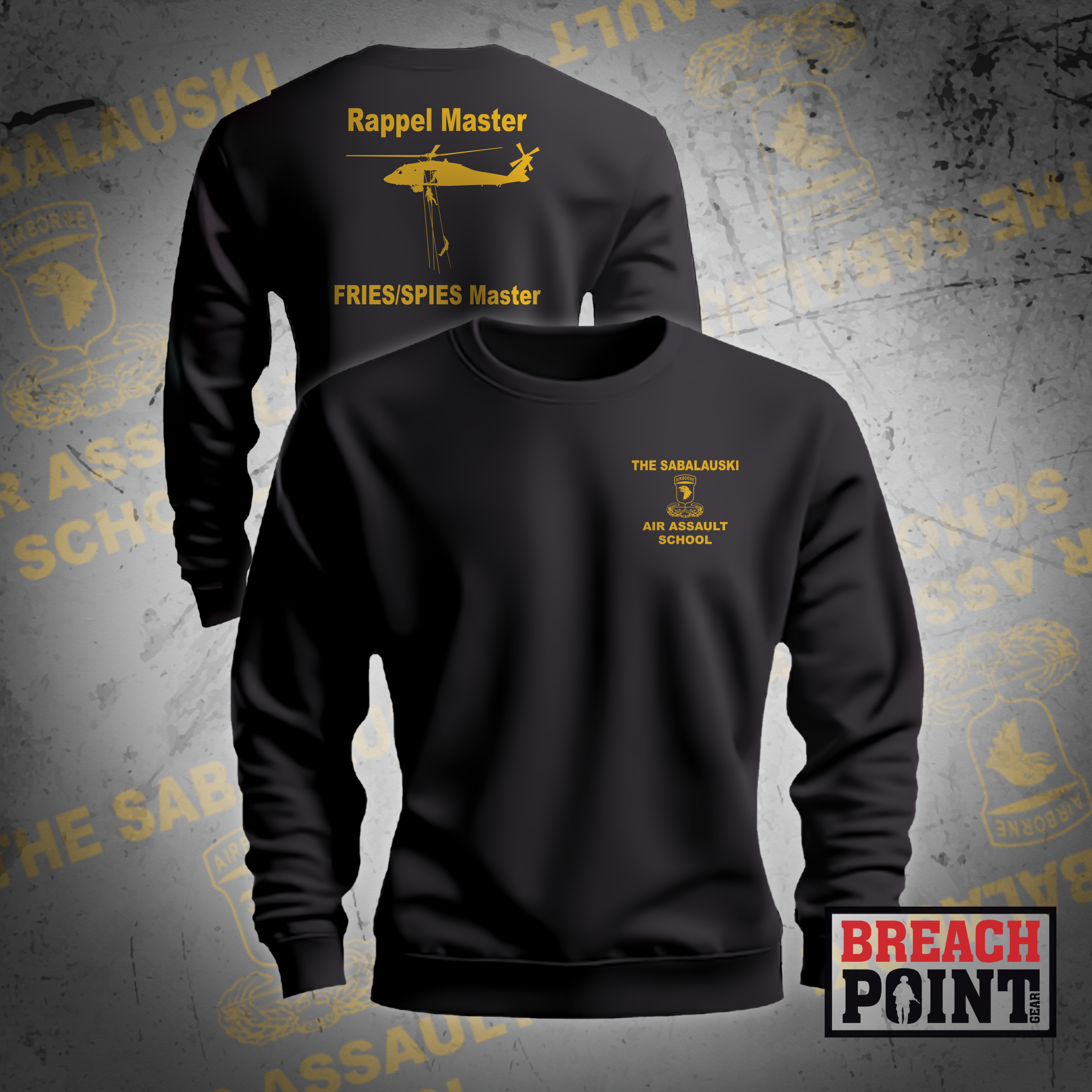 "RAPPEL MASTER" The Sabalauski Air Assault School - Sweatshirt (1)
