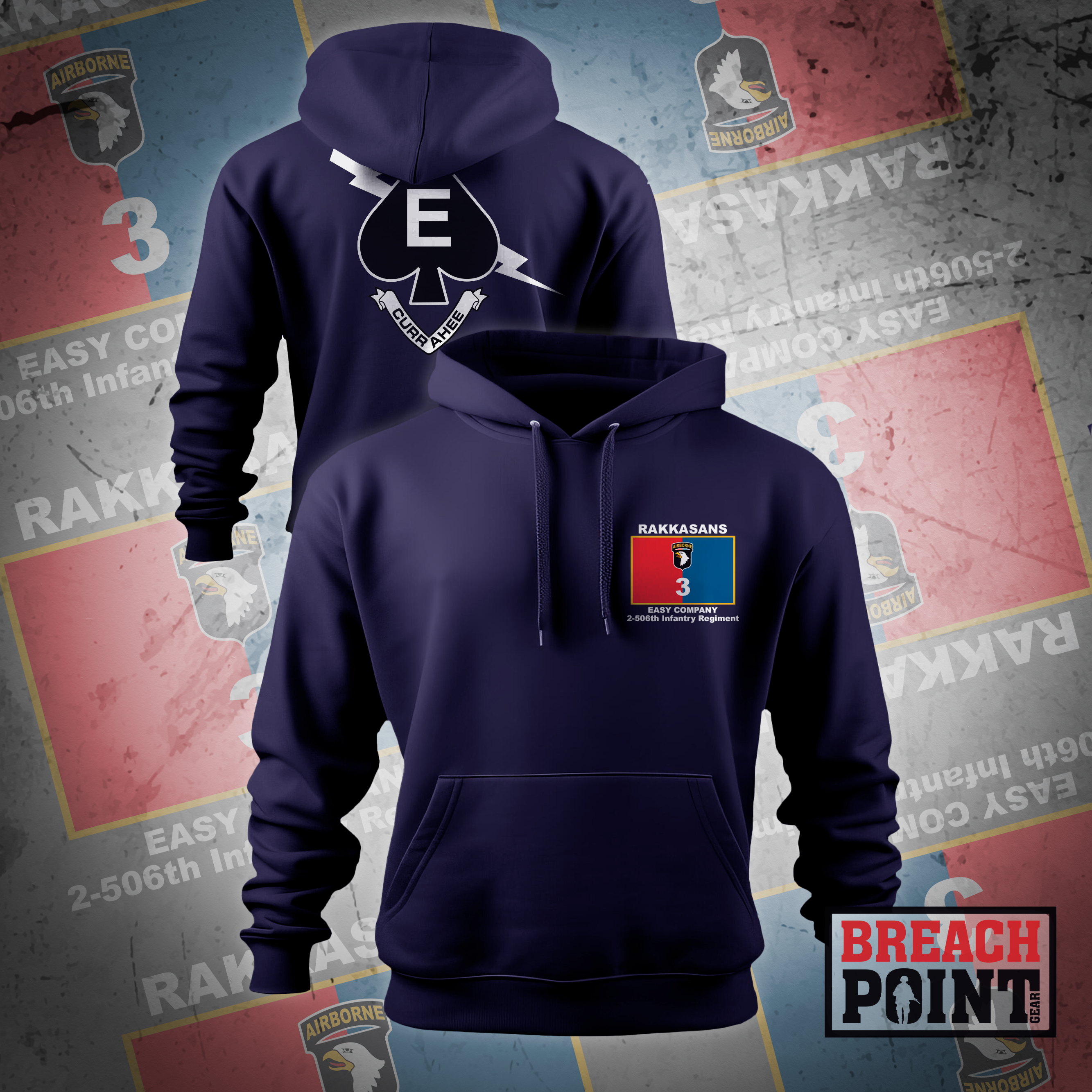 "EASY COMPANY" E/2-506th Infantry Regiment - Hoodie