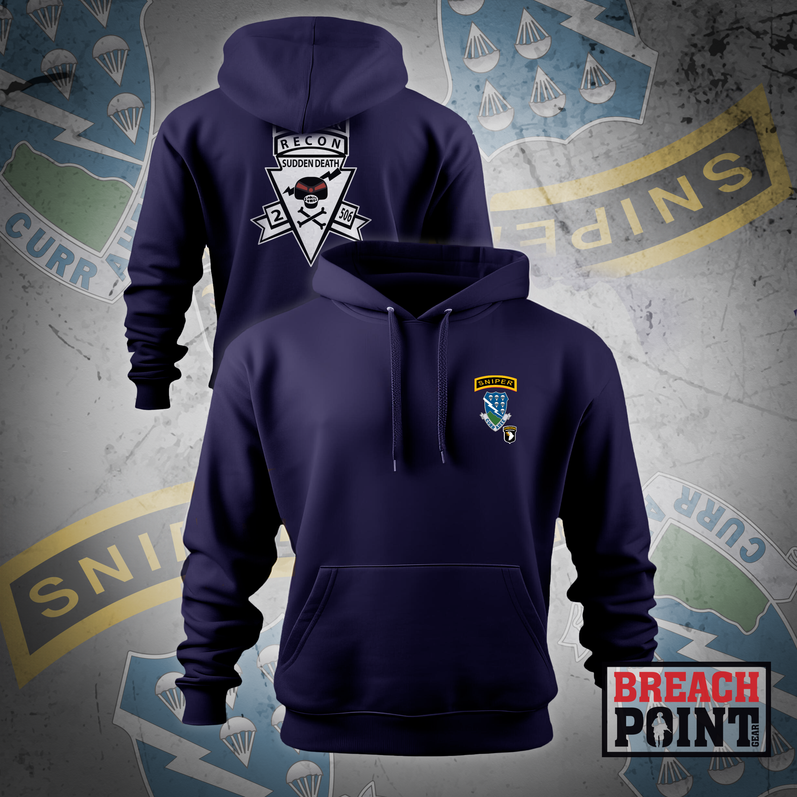 "GHOST" SCT/MPC/2-506th Infantry Regiment - Hoodie
