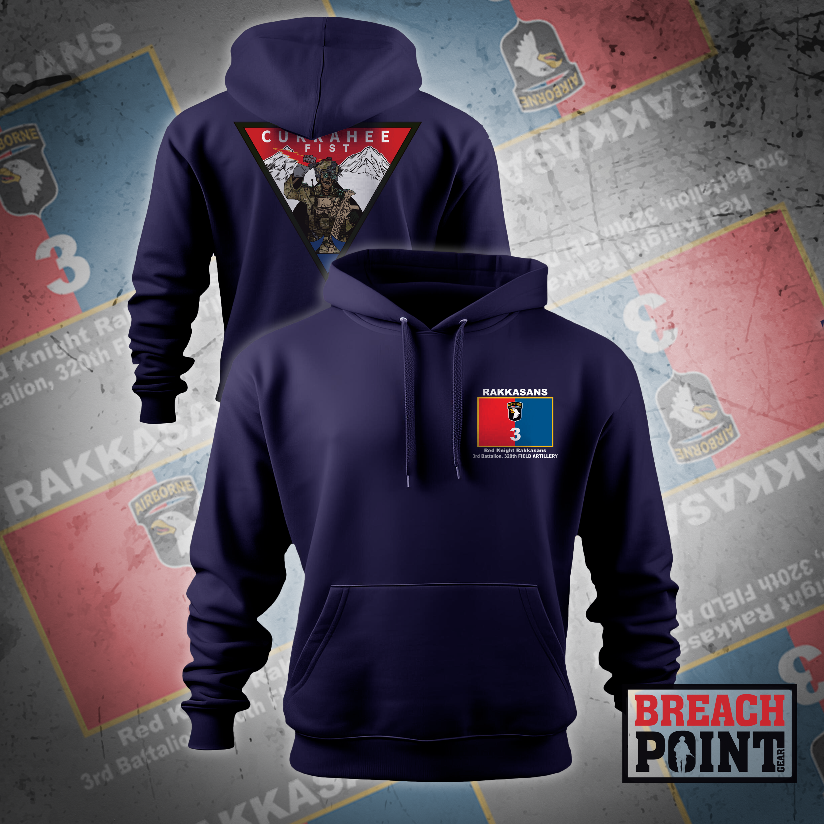 "CURRAHEE FIST" 2-506th Infantry Regiment - Hoodie
