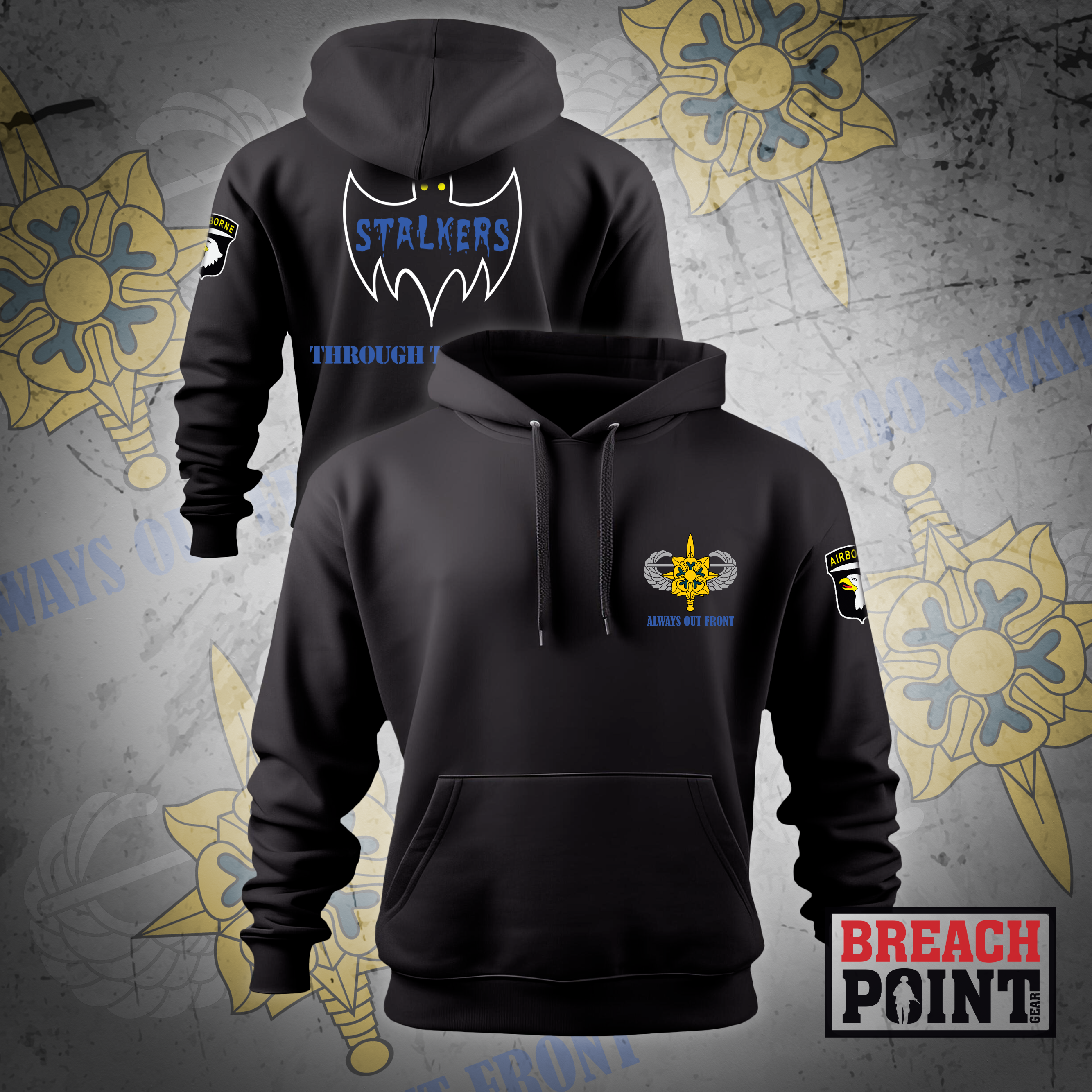 "STALKERS" D/326th Division Engineer Battalion - Hoodie