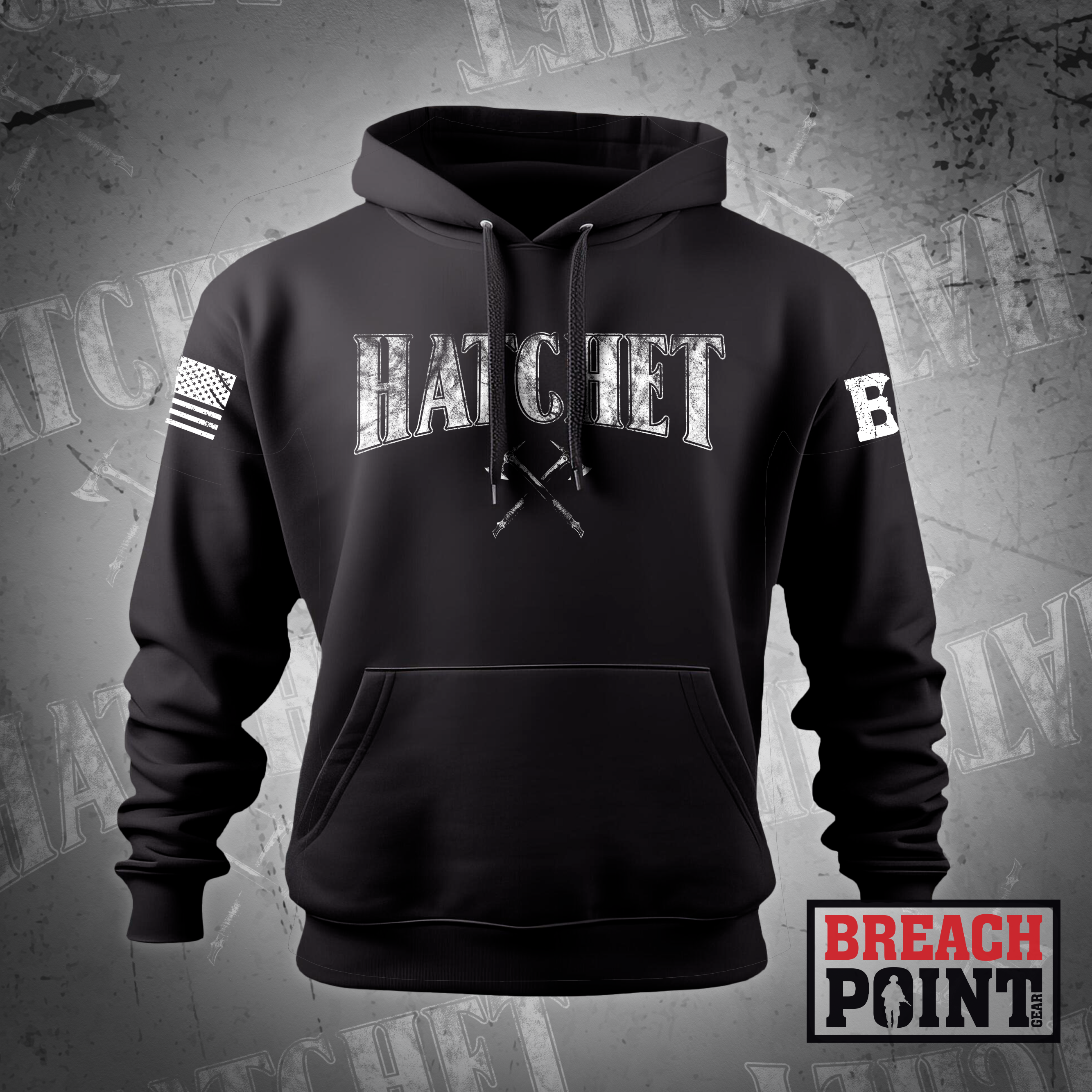 "HATCHET" HHC, 2-327th Infantry Regiment - Hoodie (2)