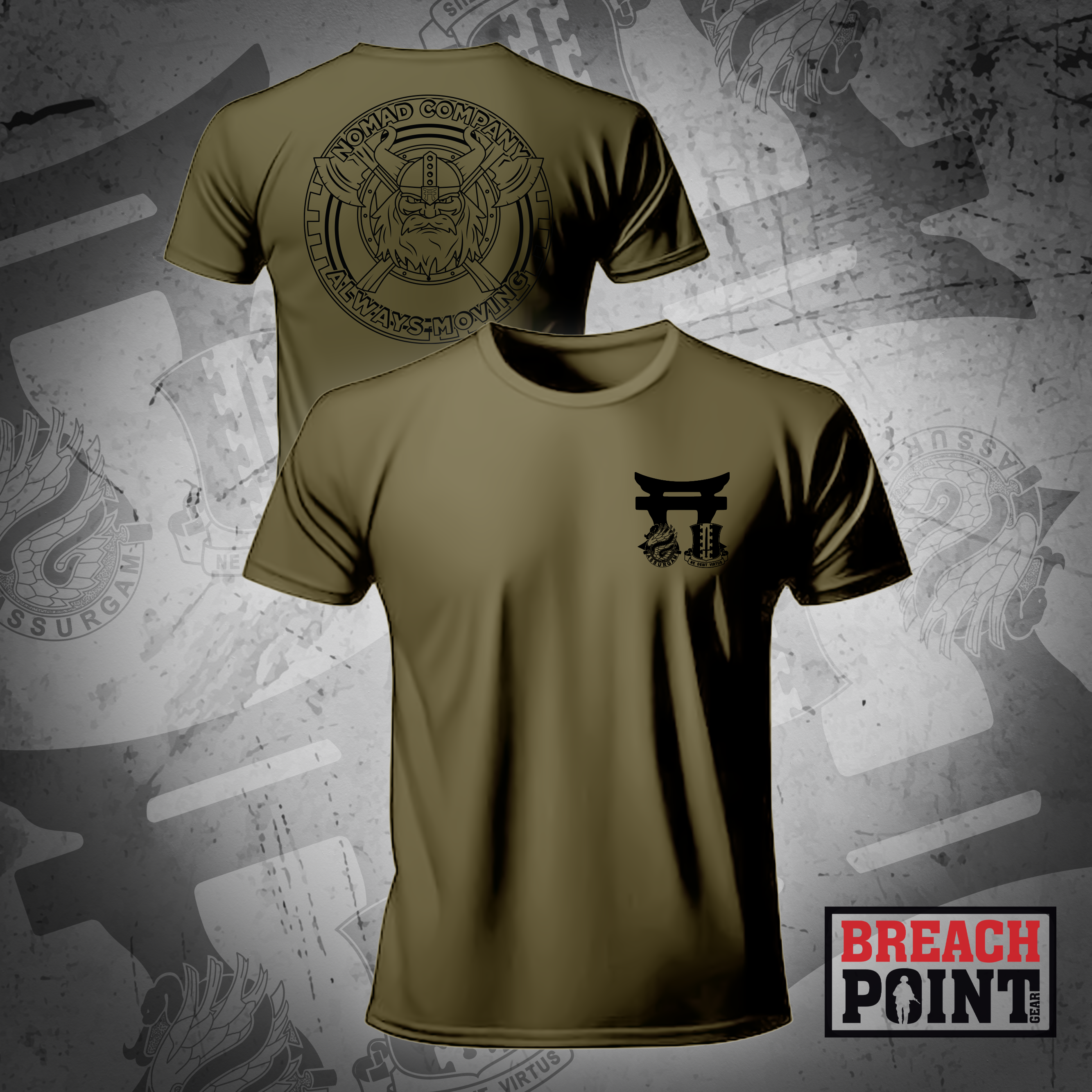 "NOMADS" H CLC/626th Light Support Battalion - Military Tee
